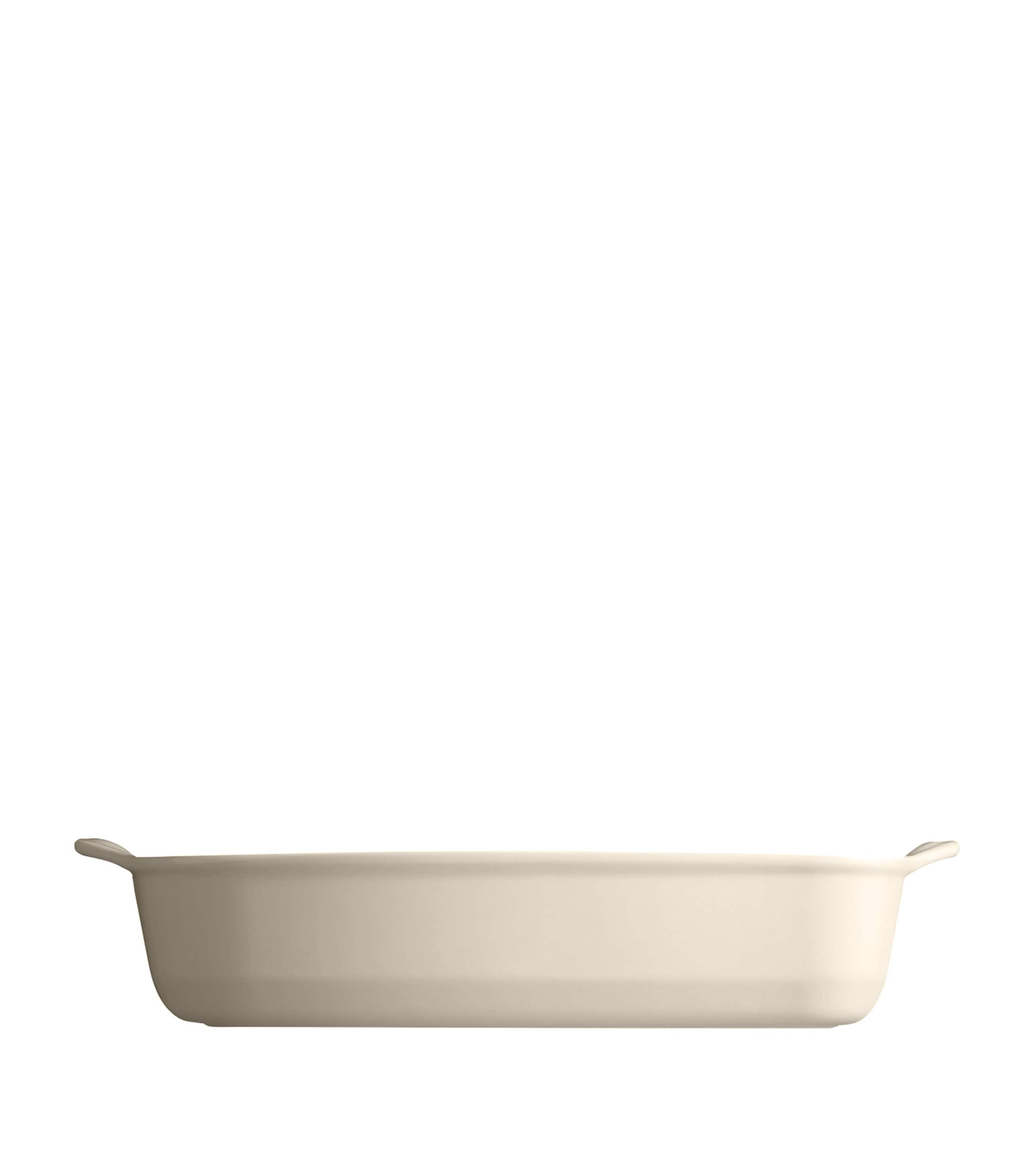 Emile Henry Large Baking Dish (36.5cm) Cream Image 3