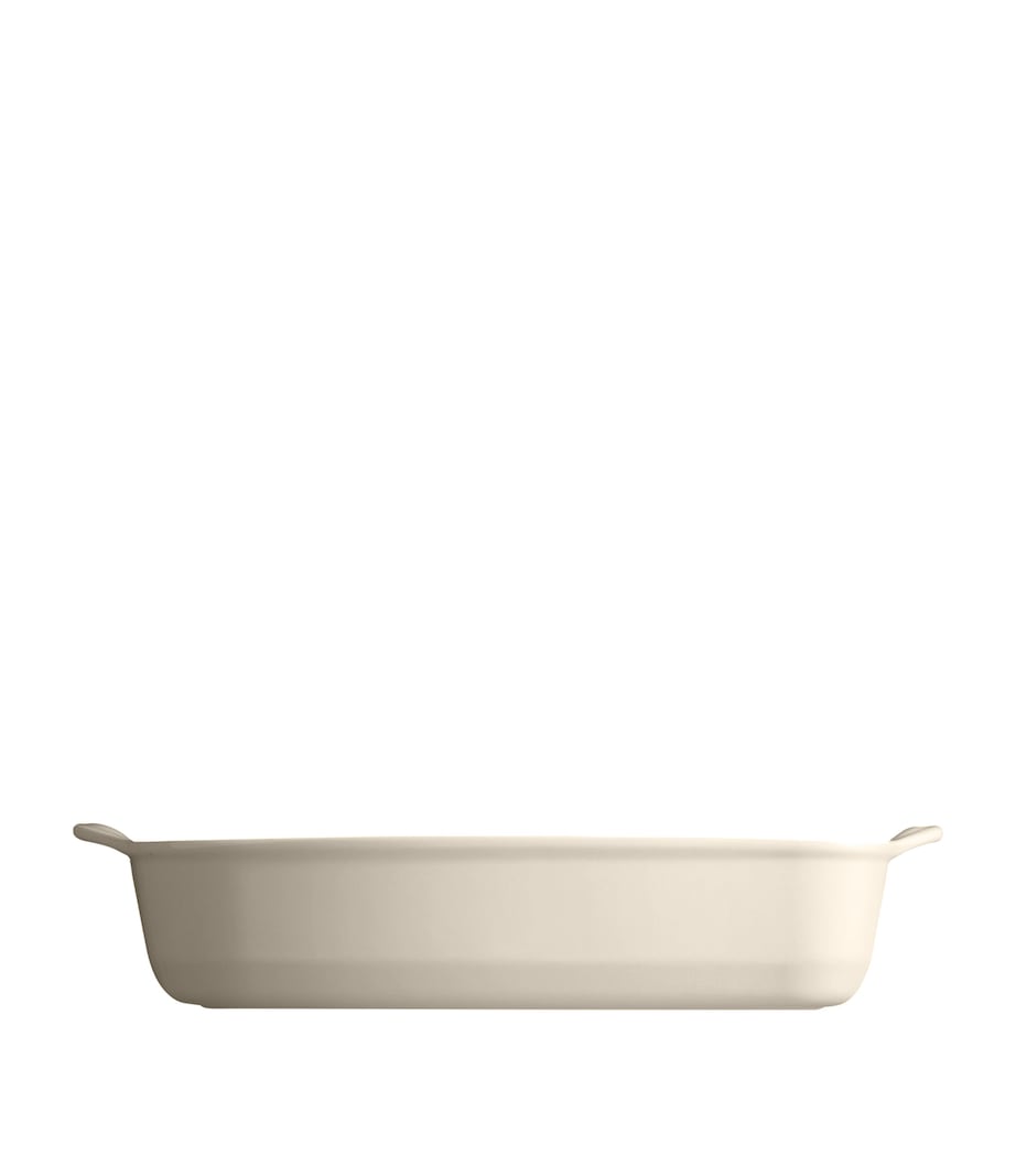 Emile Henry Large Baking Dish (36.5cm) Cream Image 3