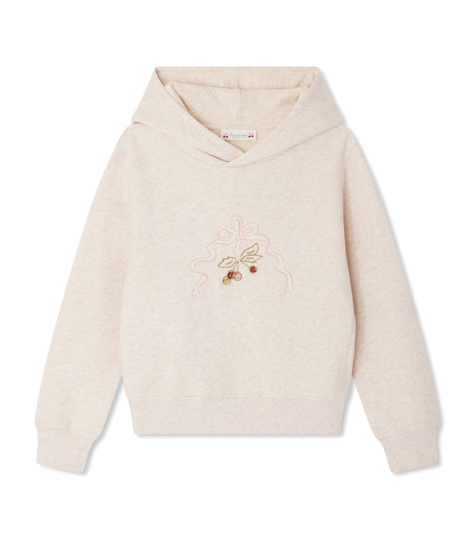 Holly Bush Hoodie (4-8 Years) UPB ROSE POUDRE Image 1
