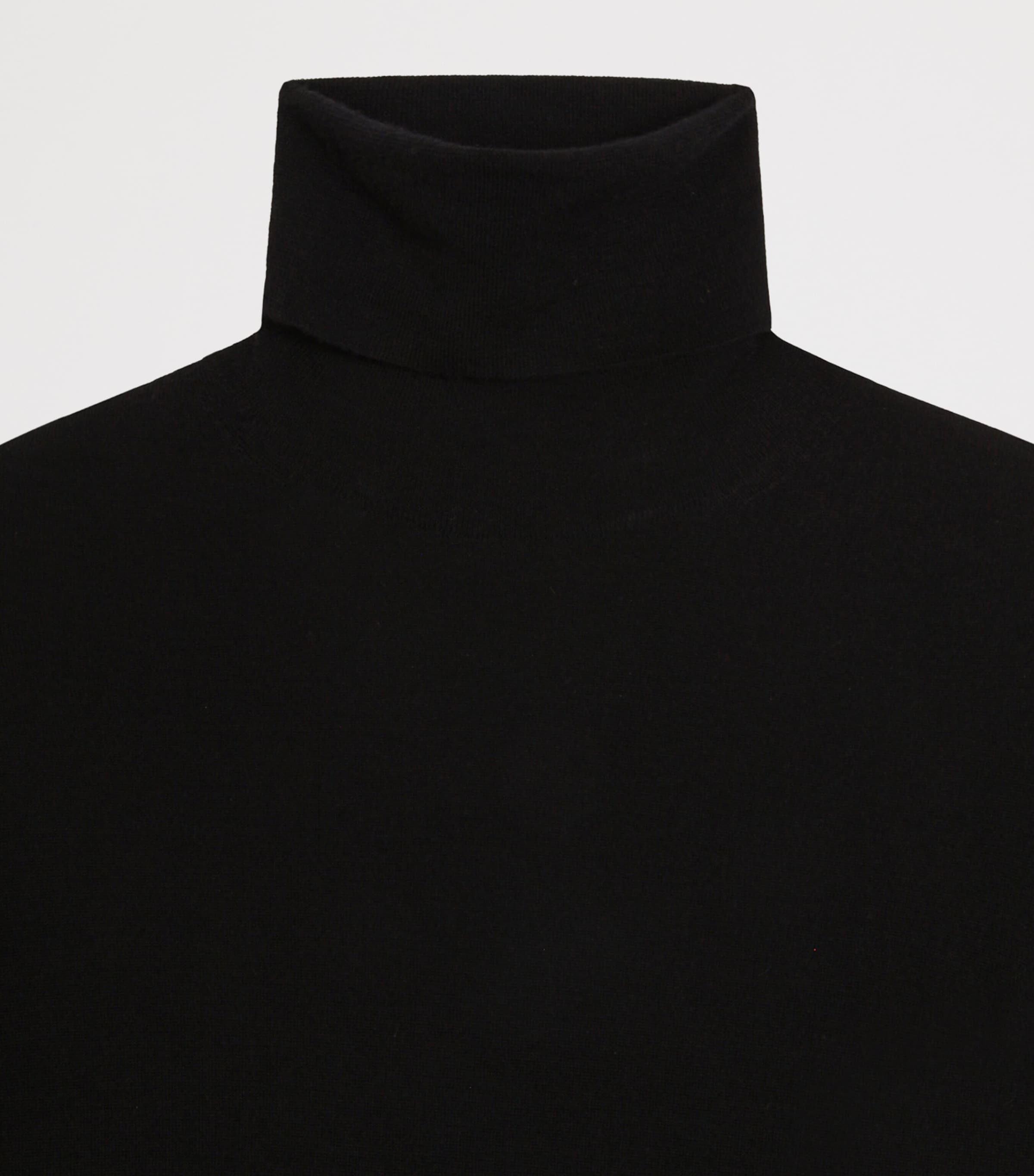 Dolce&Gabbana Womens Cashmere Rollneck Sweater Black Image 3