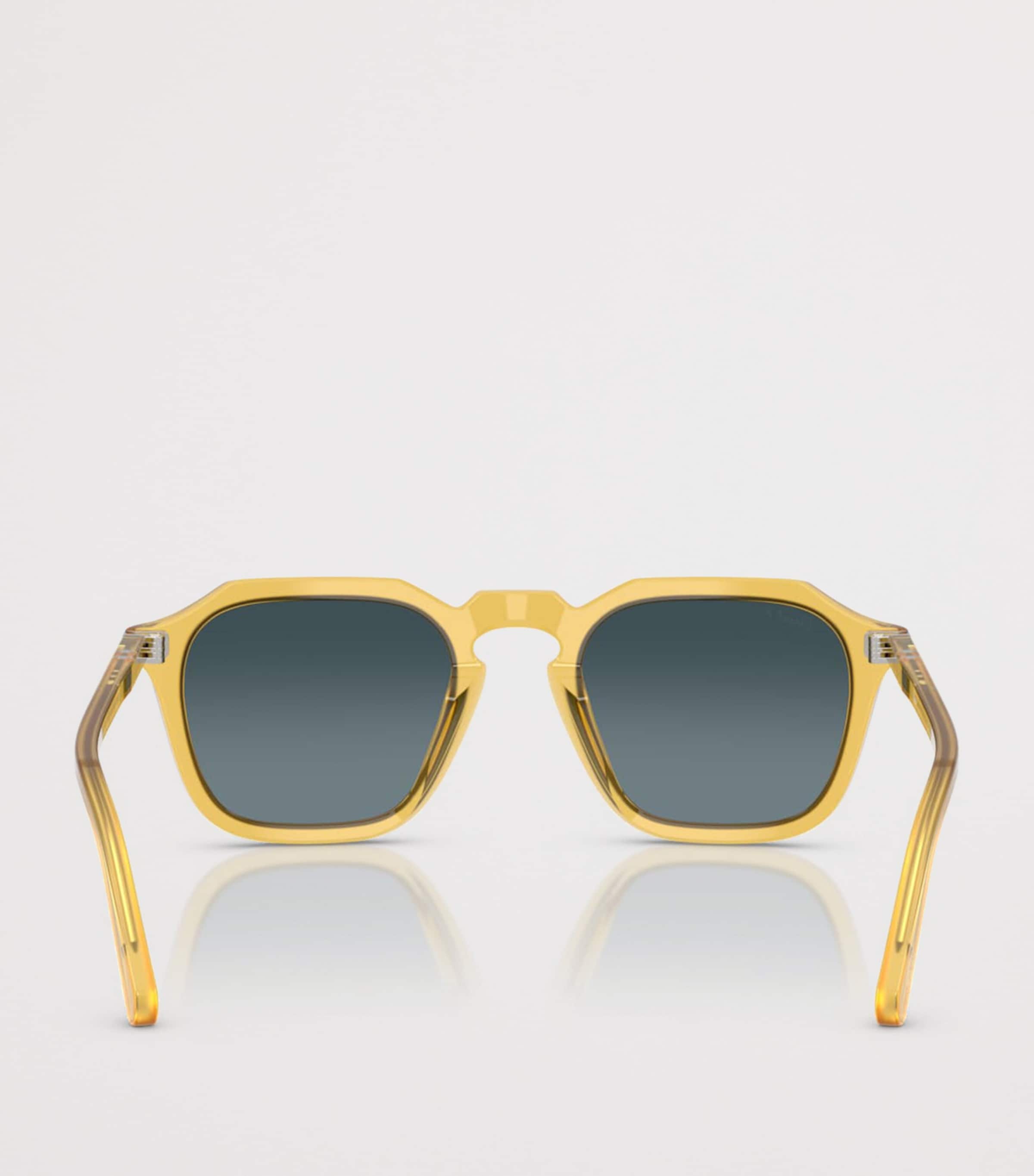 Persol Acetate Square Sunglasses Beige Image 4