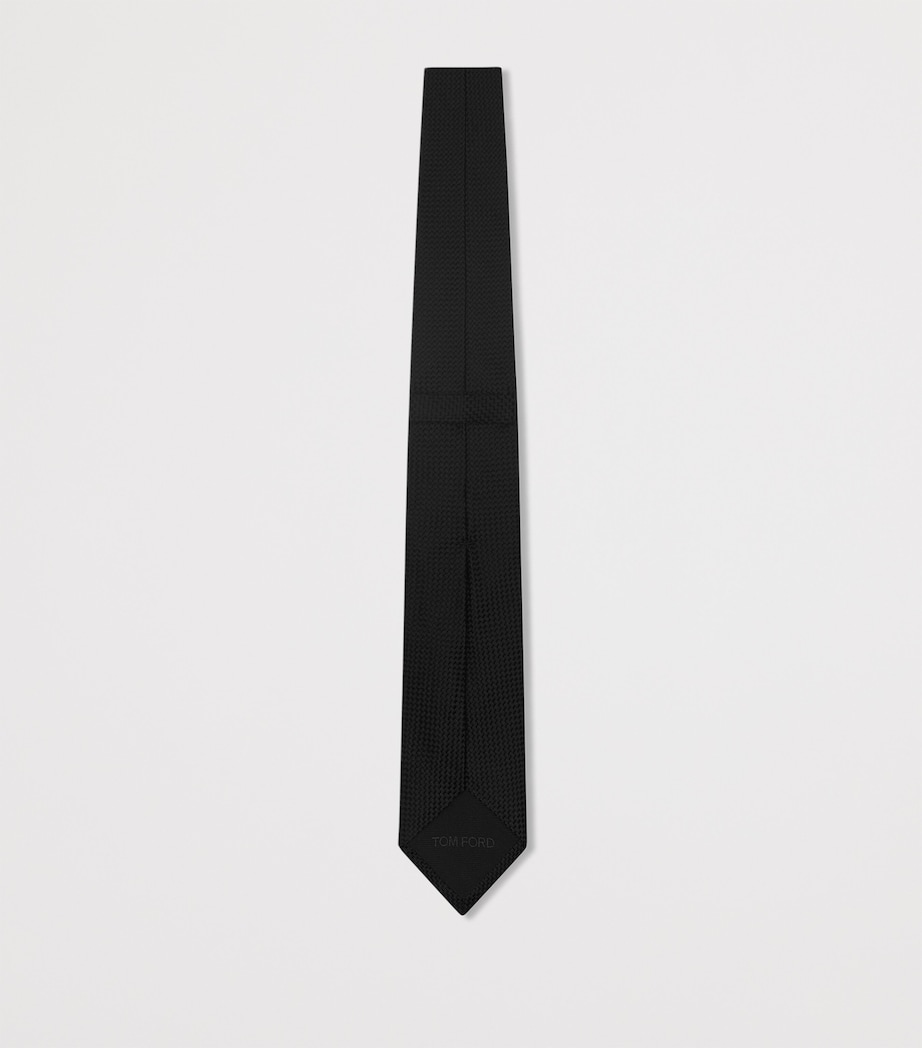 TOM FORD Silk Micro Jacquard Tie Image 2