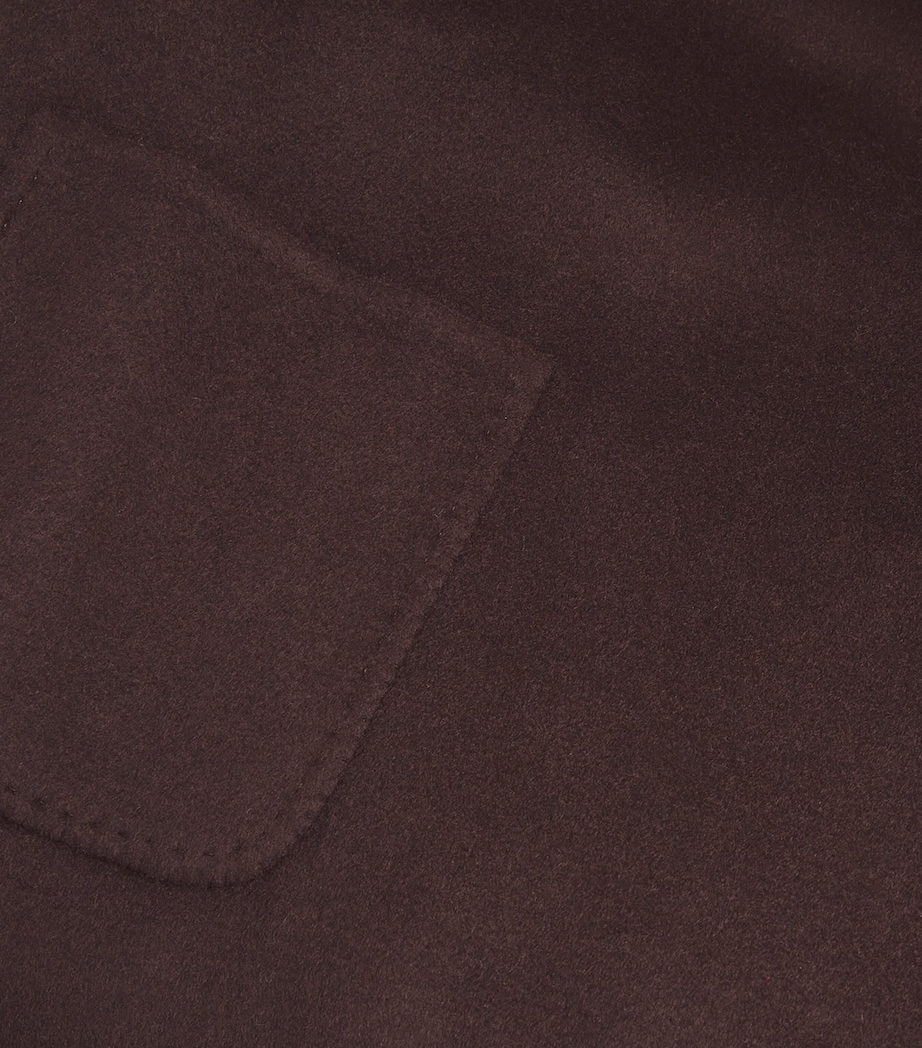 Cashmere On Set Cape Coat EXPRESSO Image 5
