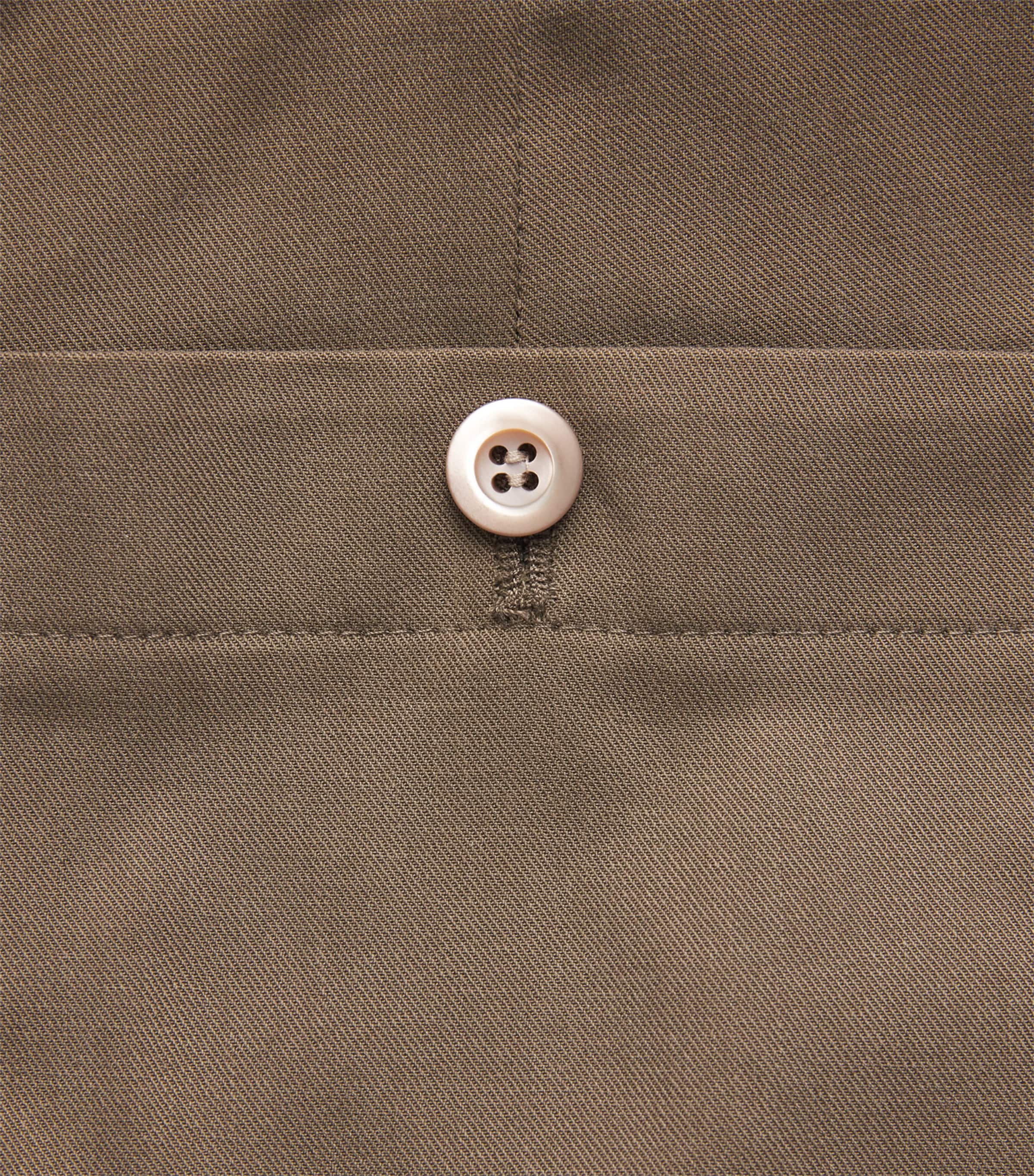 Paul Smith Mens Relaxed Pleated Trousers Green Image 6