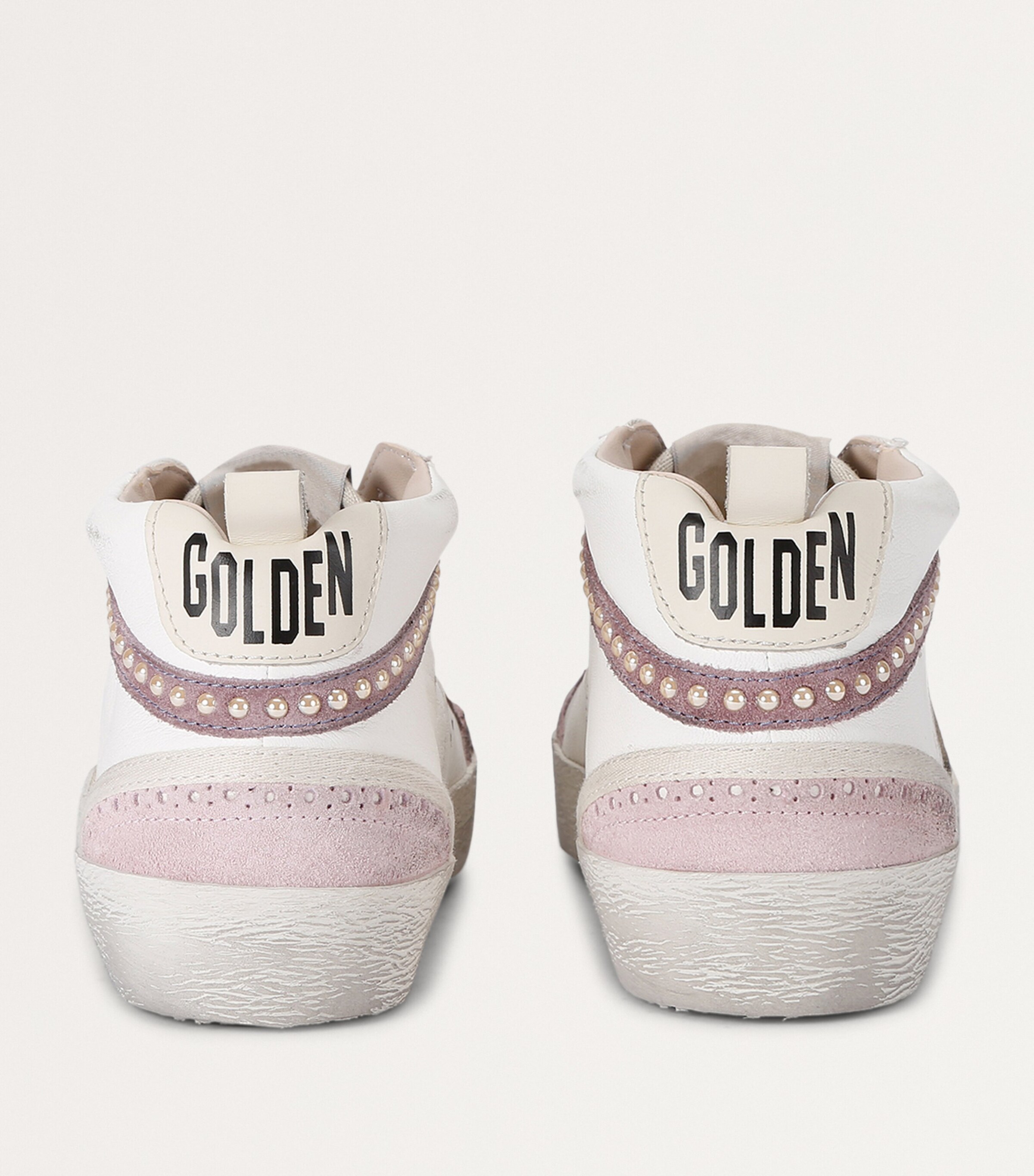Leather Mid Star Sneakers PINK COMB Image 2