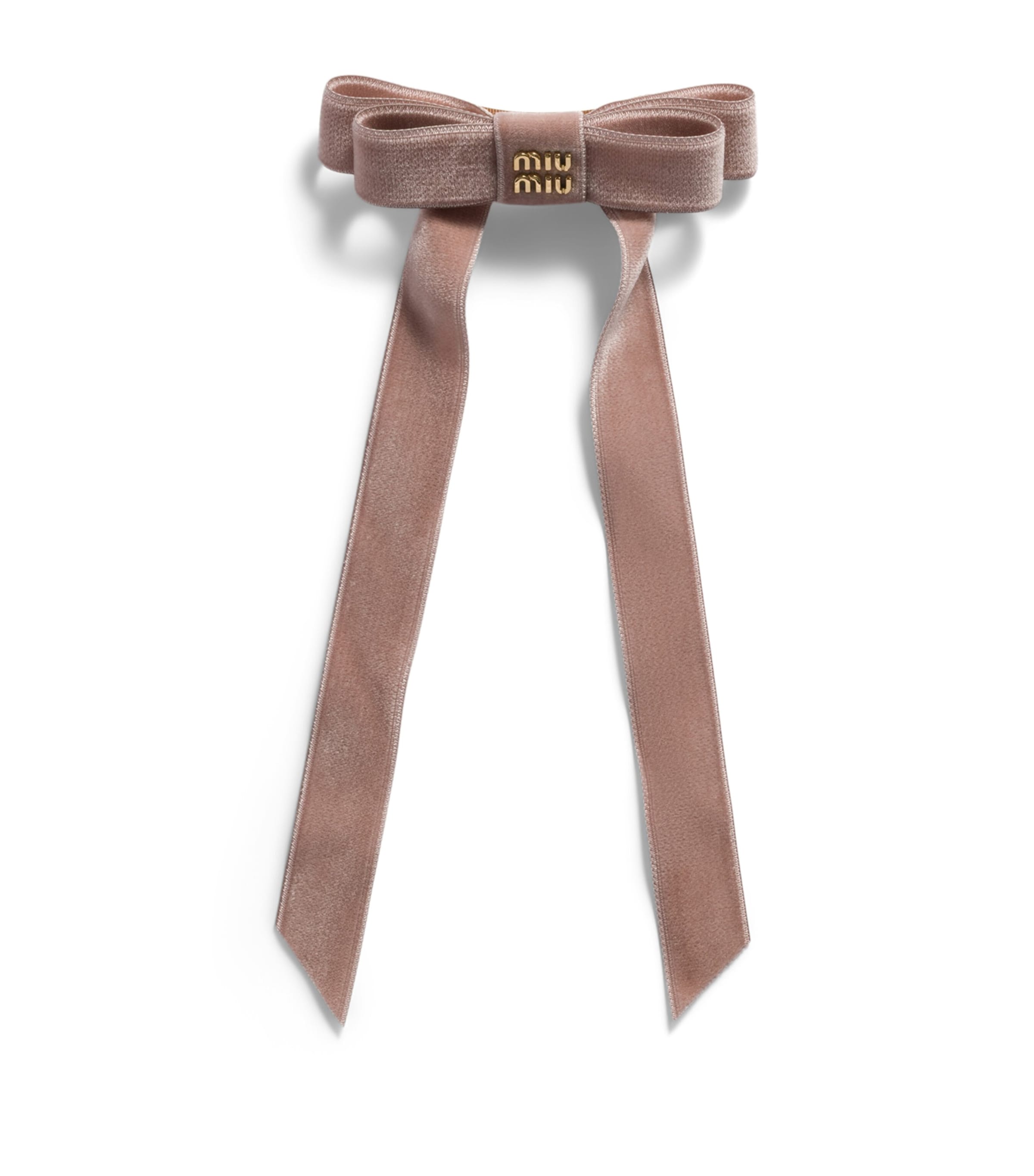 Velvet Bow Hair Clip F0E18 Image 1