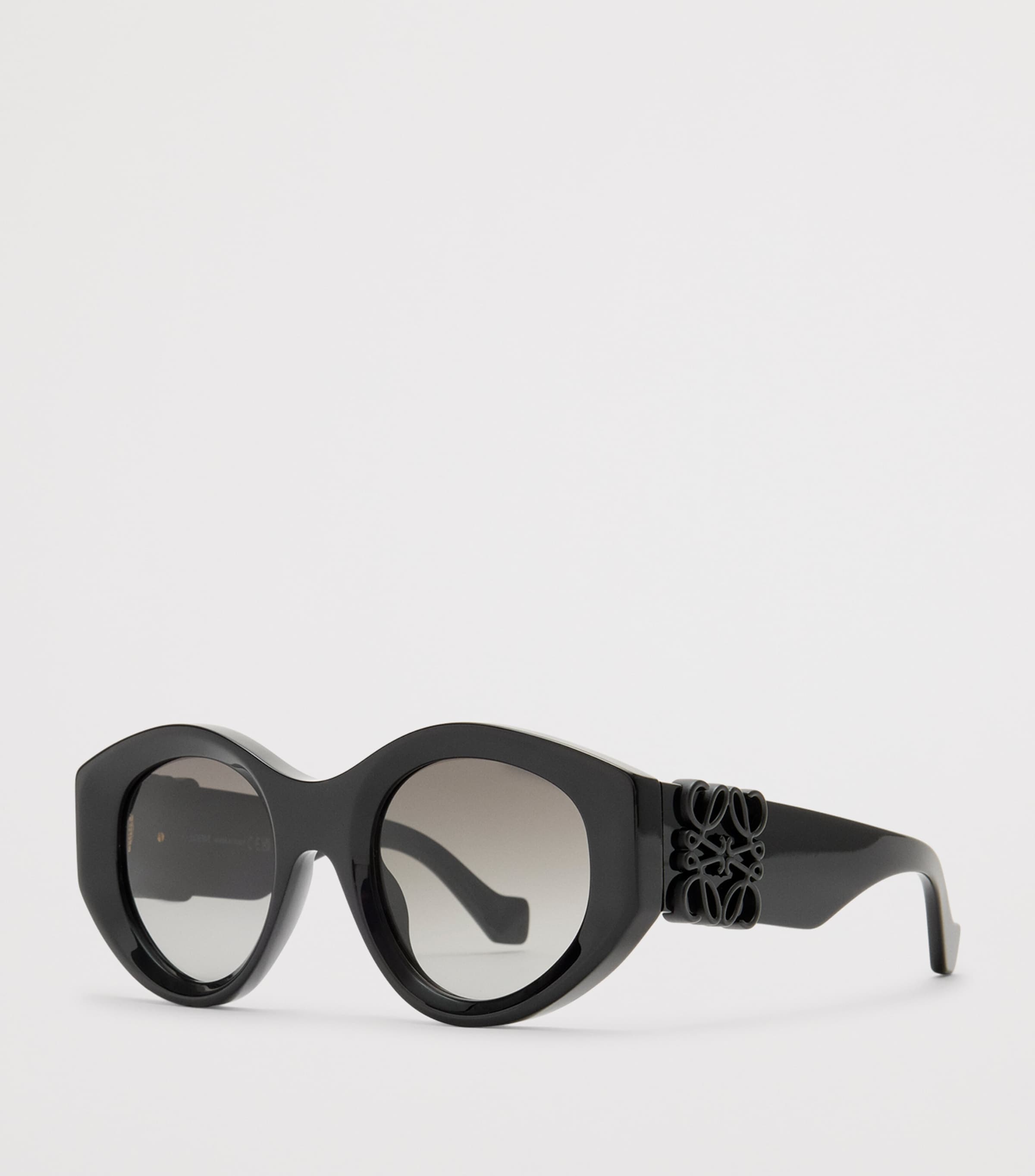 LOEWE Maxi Anagram Butterfly Sunglasses Black Black Image 2