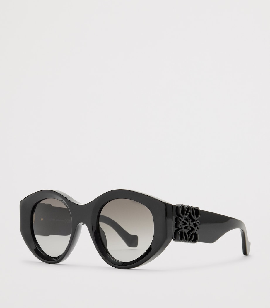 LOEWE Maxi Anagram Butterfly Sunglasses Black Black Image 2