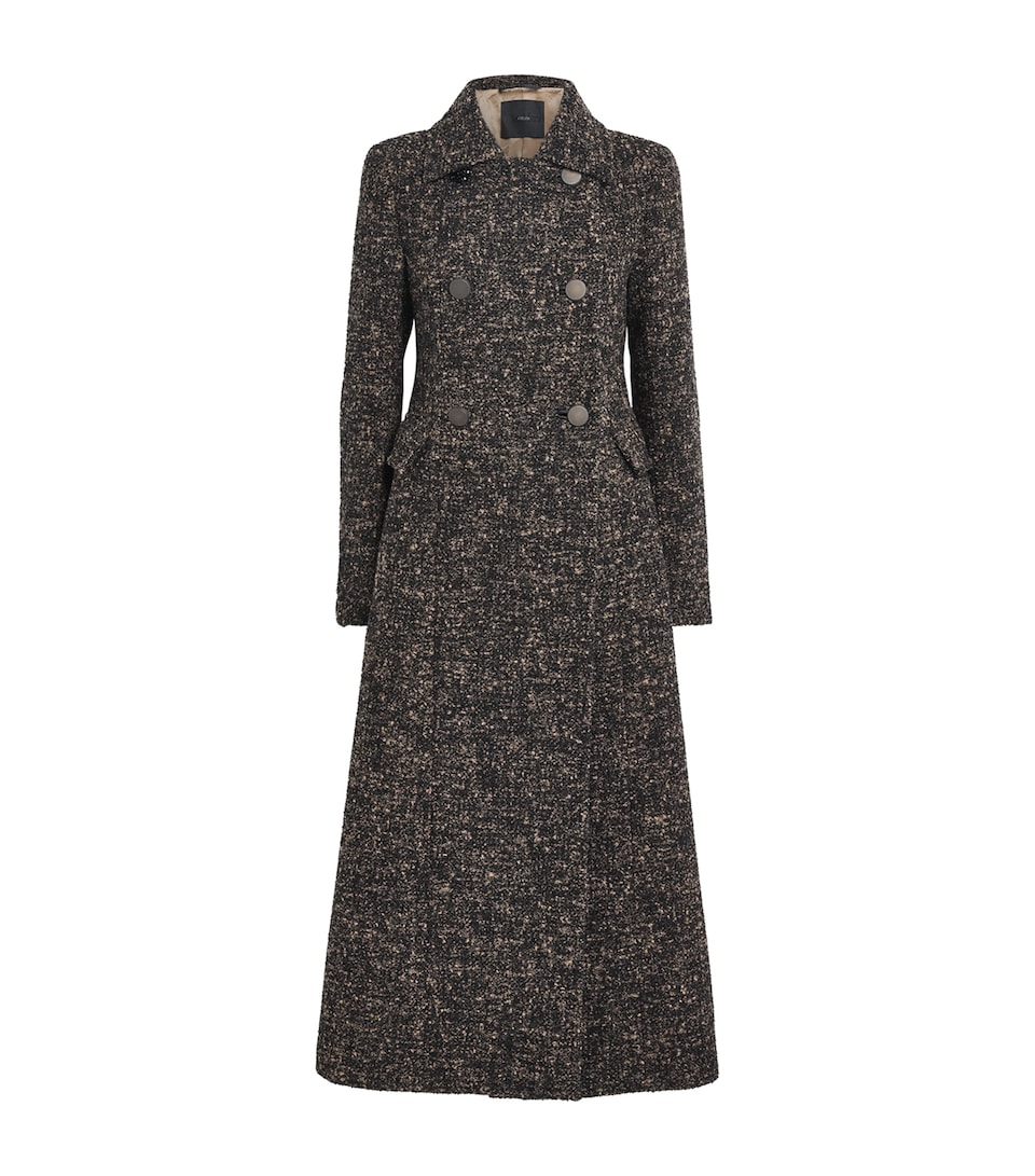 Virgin Wool-Blend Double-Breasted Coat