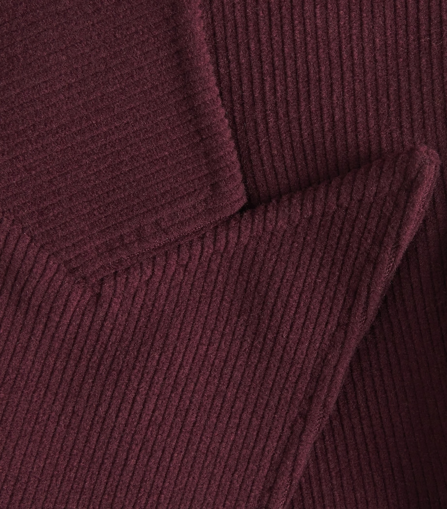Gabriela Hearst Womens Cashmere-Wool Leiva Blazer Plu Plum Image 6