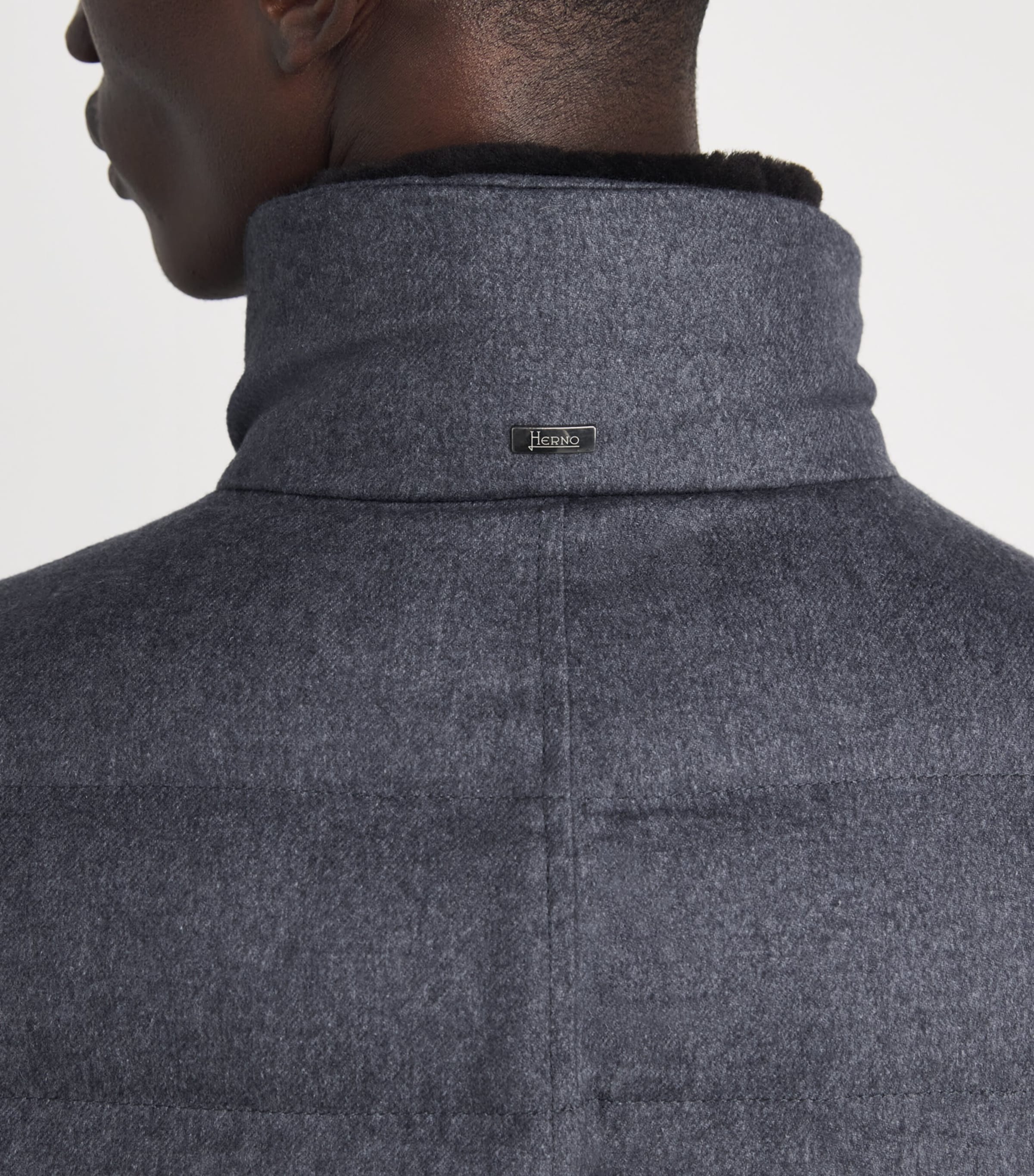 Cashmere-Silk Down Puffer Car Coat 9482 GRIGO BALENA Image 6