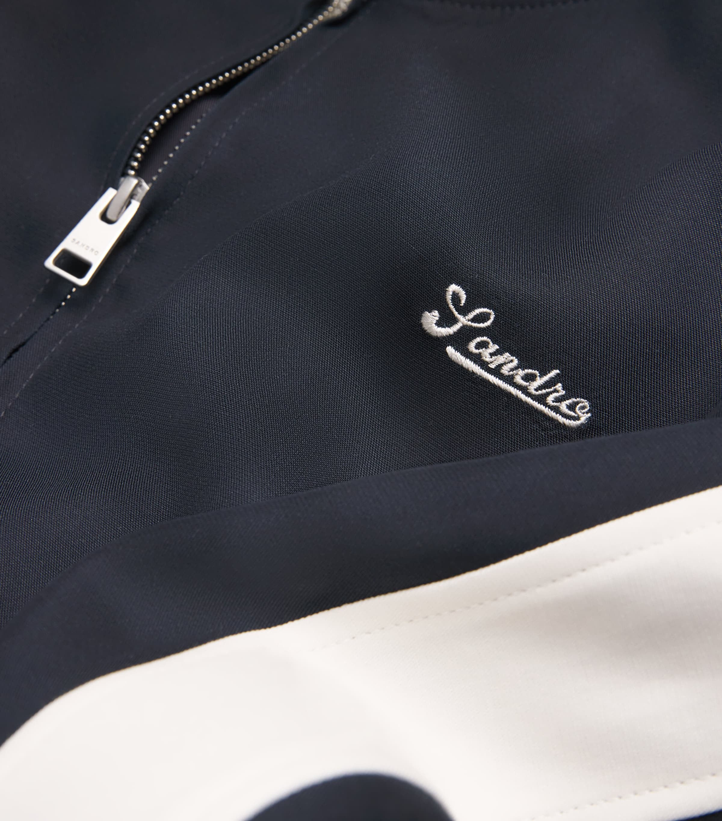 Varsity Bomber Jacket NAVY BLUE Image 5