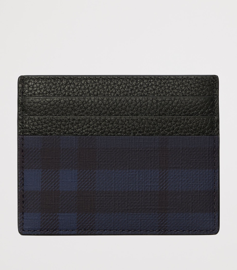 Burberry City Check Card Holder Navy Image 2