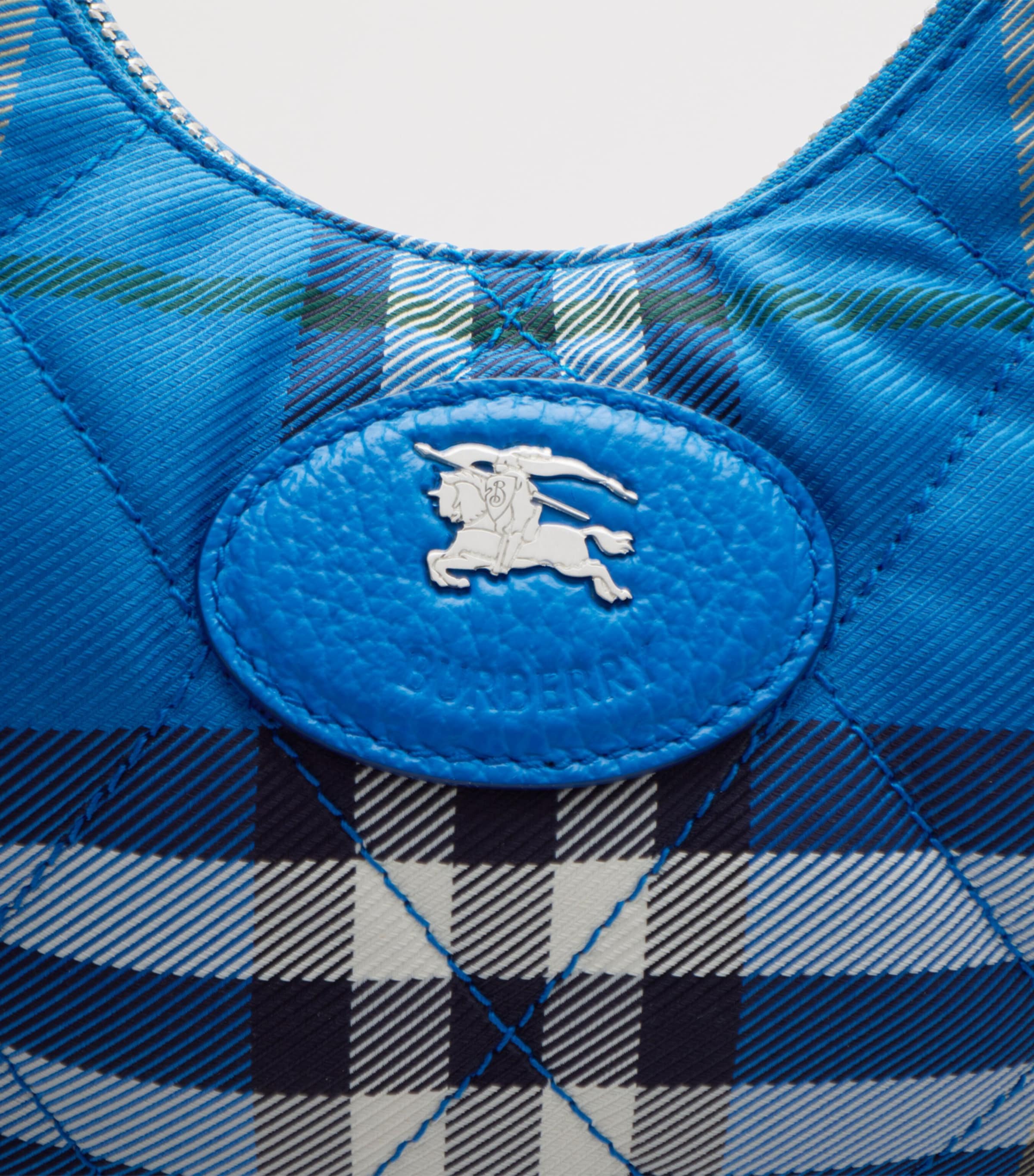 Check Horseshoe Cross-Body Bag HYACINTH Image 9