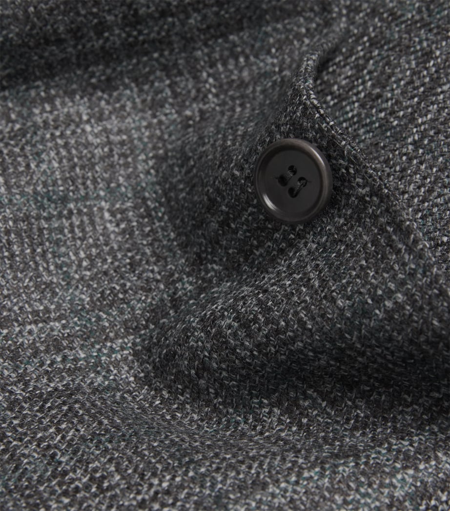 Wool Check Blazer 201 Image 5