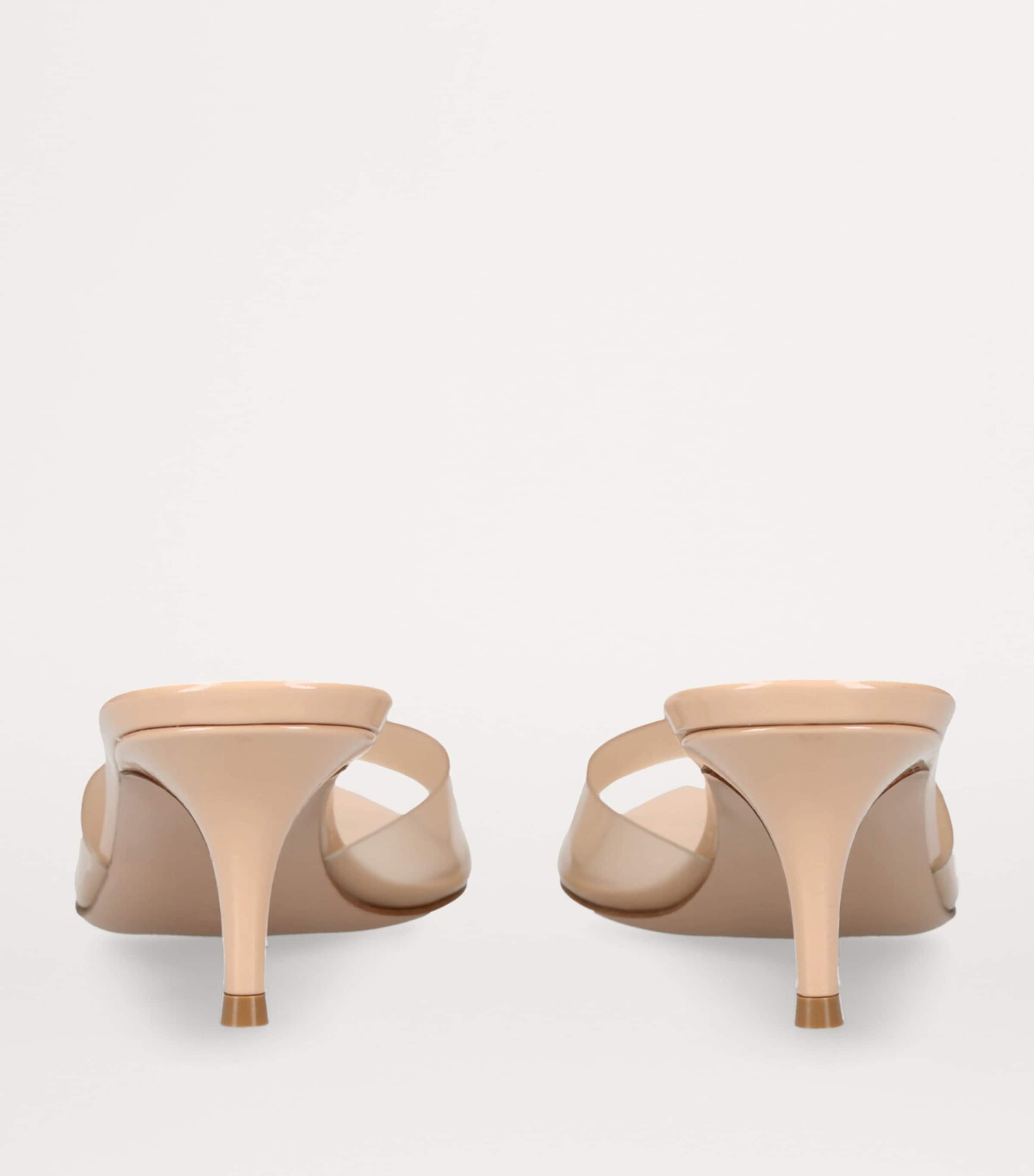 Gianvito Rossi Elle Mules 55 Beige Image 3