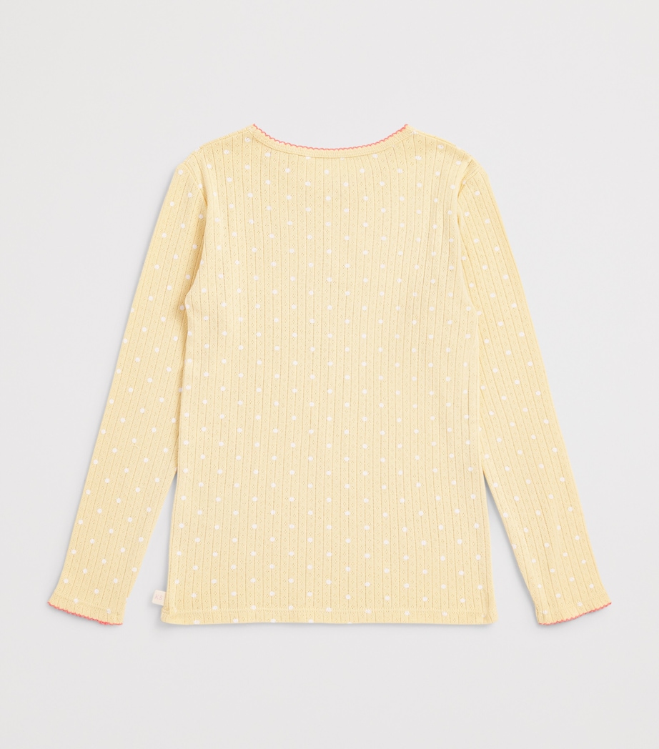 KONGES SLOJD Organic Cotton Ciao Miao T-Shirt (1-10 Years) Golden Image 2