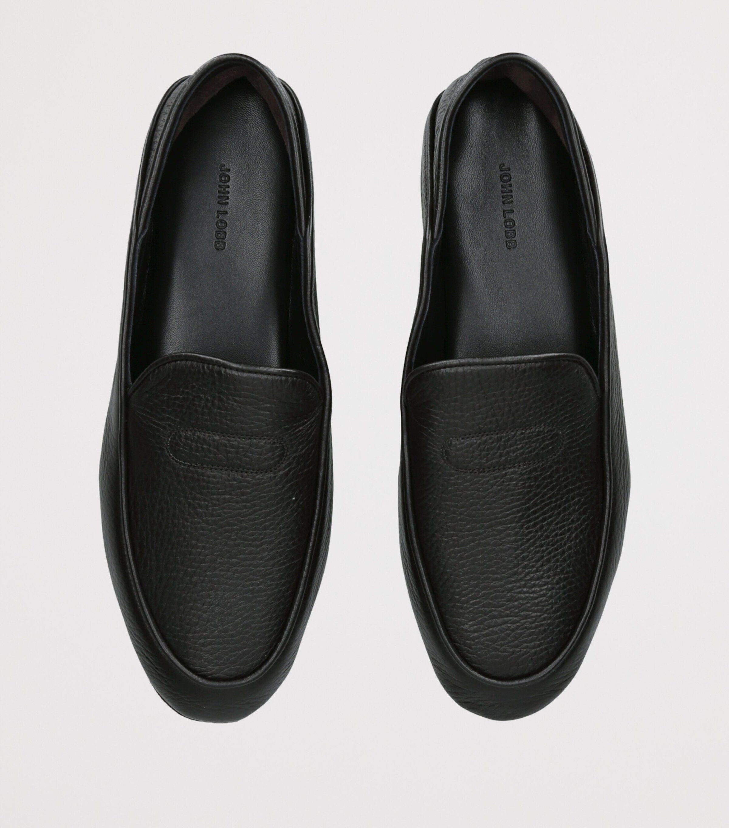 John Lobb Leather Kingston II Slippers Dark Brown Image 3