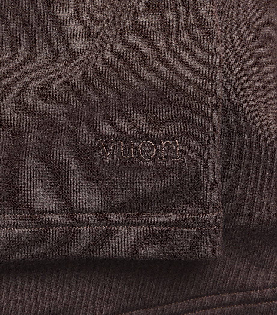VUORI Womens Halo Shorts Java Heather Image 6