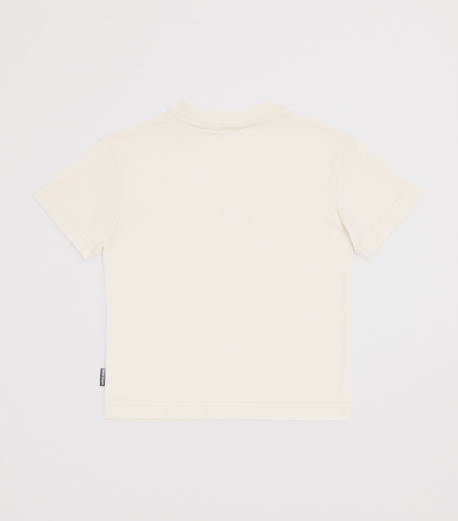 Palm Angels Kids Cotton Dog T-Shirt (4-12+ Years) White Image 2