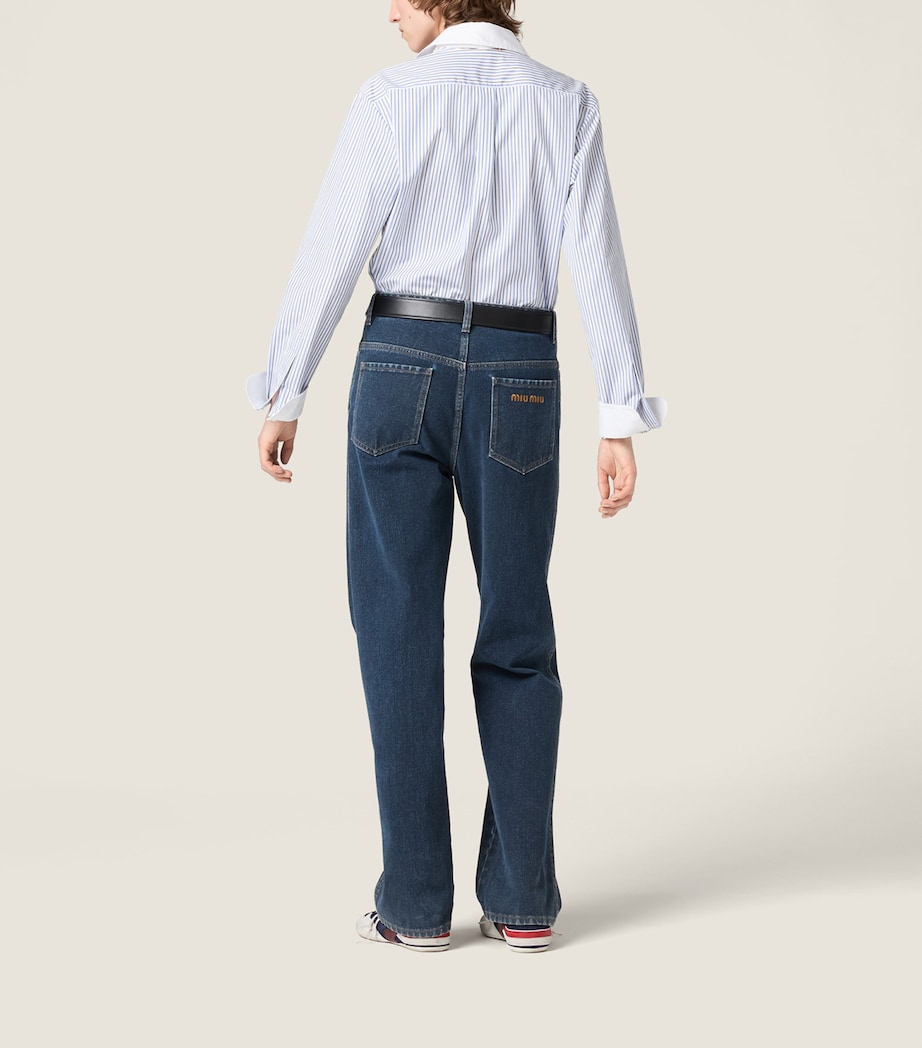 Cotton Poplin Stripe Shirt F0W3B Image 6