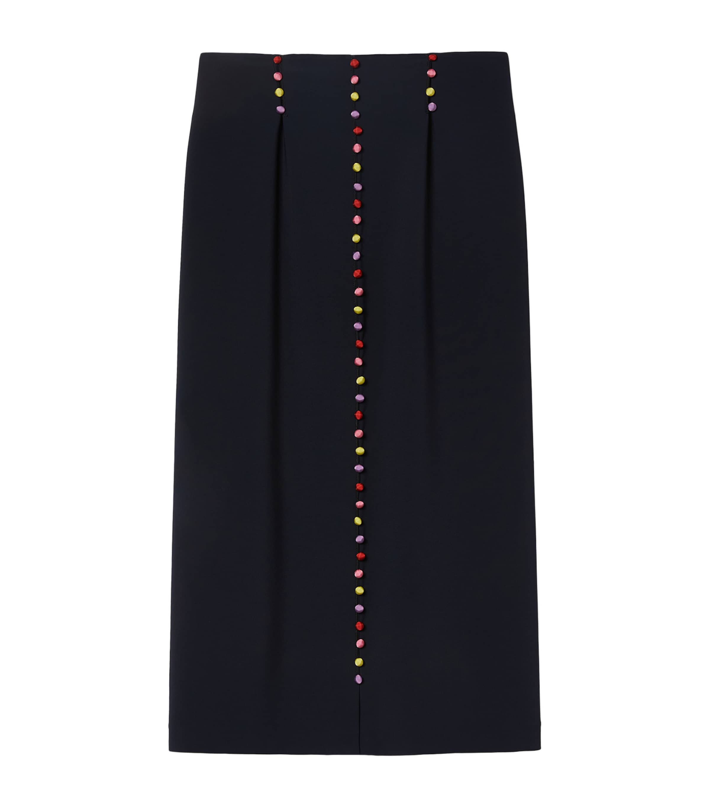 Marina Rinaldi Embellished Midi Skirt In Multi