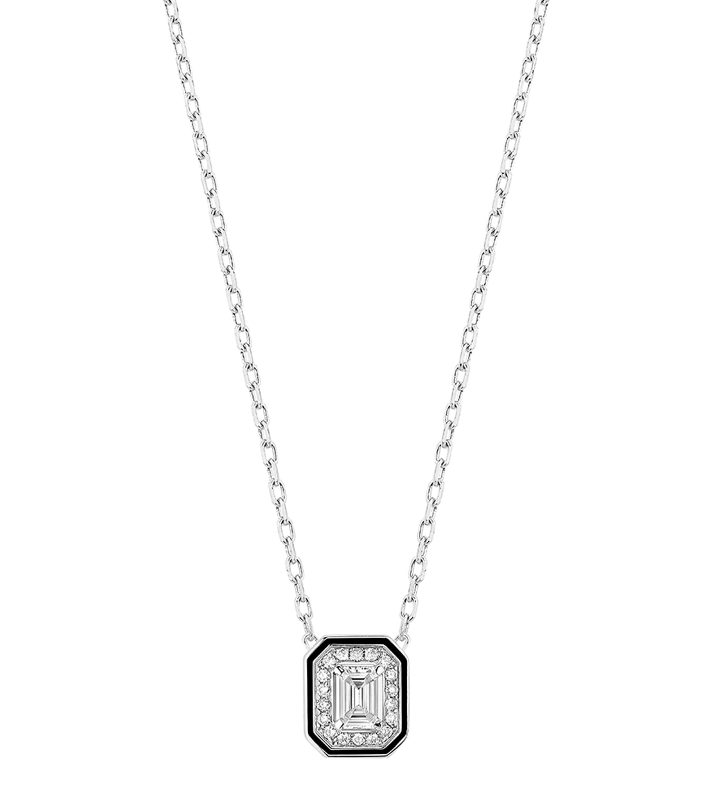 Boucheron White Gold And Diamond Vendôme Liseré Necklace In White