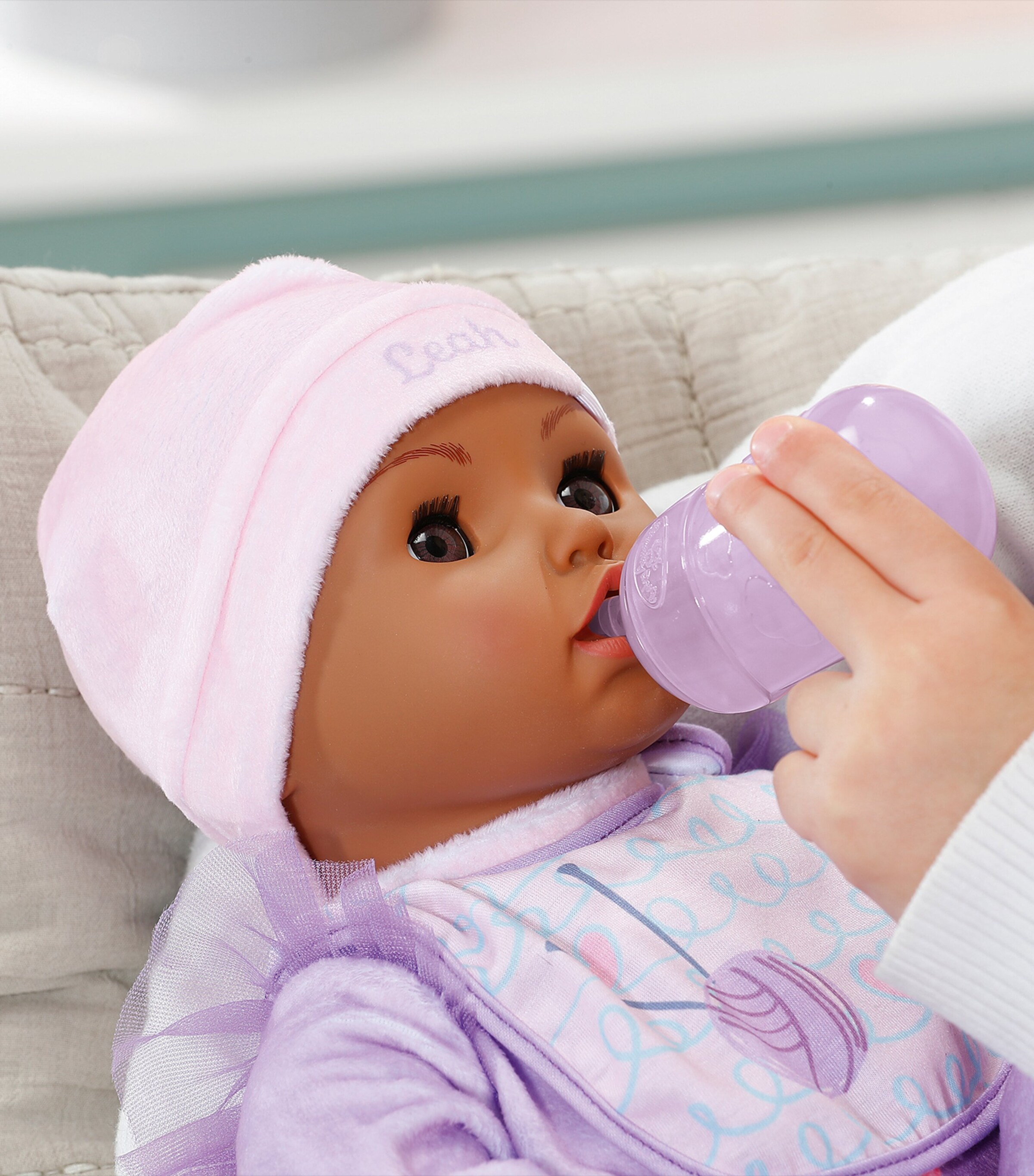 Baby Annabell Interactive Baby Leah Doll with Accessories (40cm) Image 5