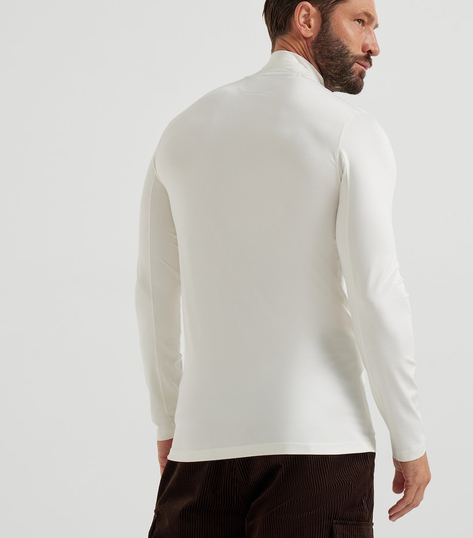 Silk High-Neck Sweater C8238 Image 5