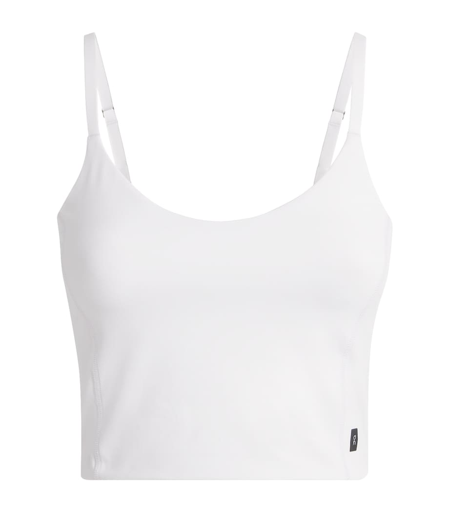 On Womens Studio Sports Bra White Image 1