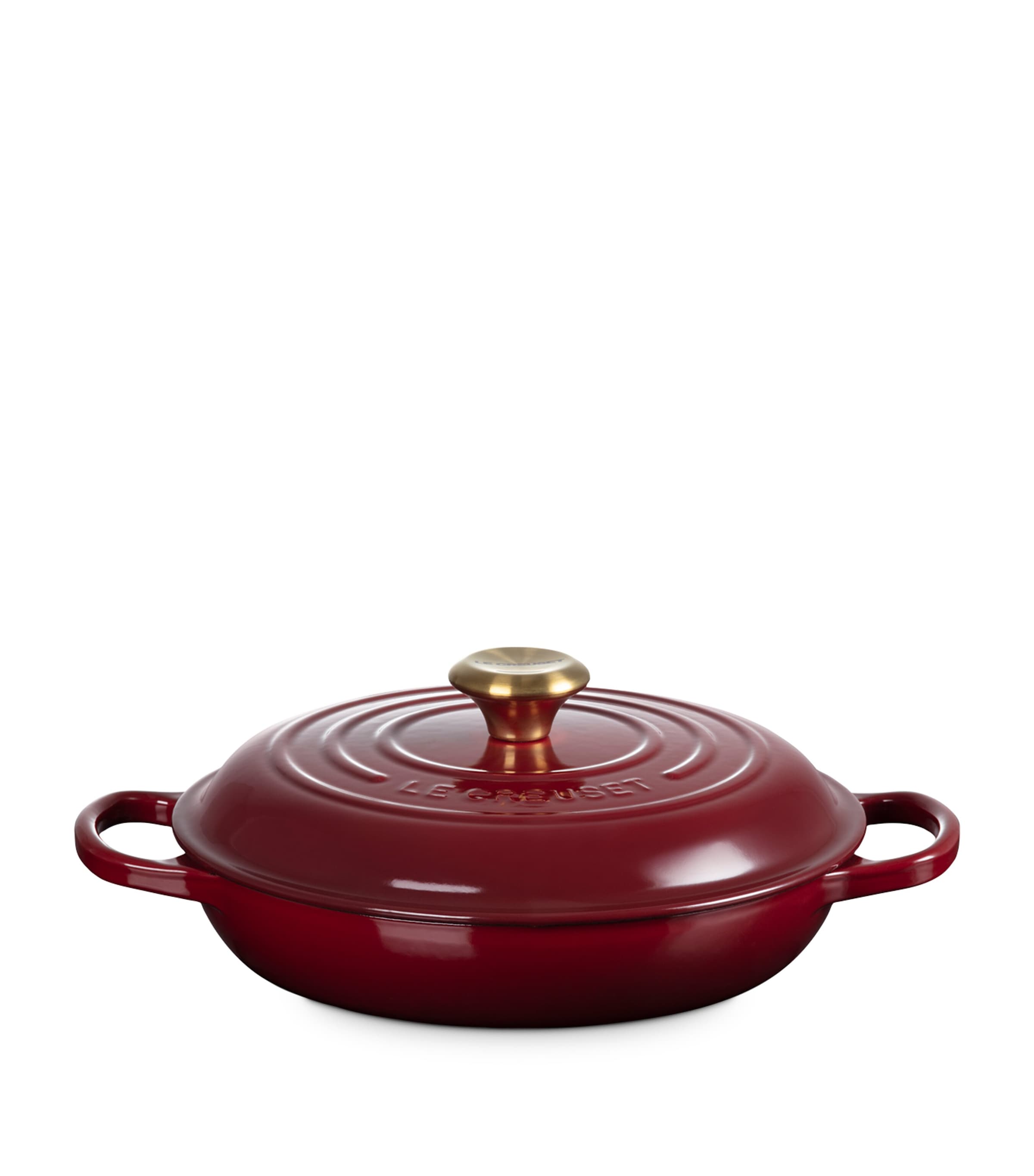 Cast Iron Shallow Casserole Dish (26cm) GARNET Image 7