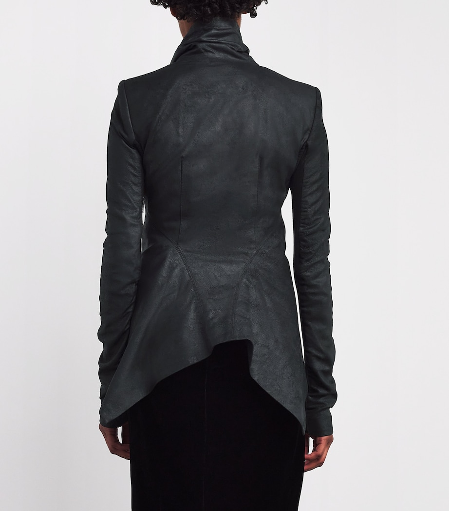 Naska Leather Jacket 09 BLACK Image 3