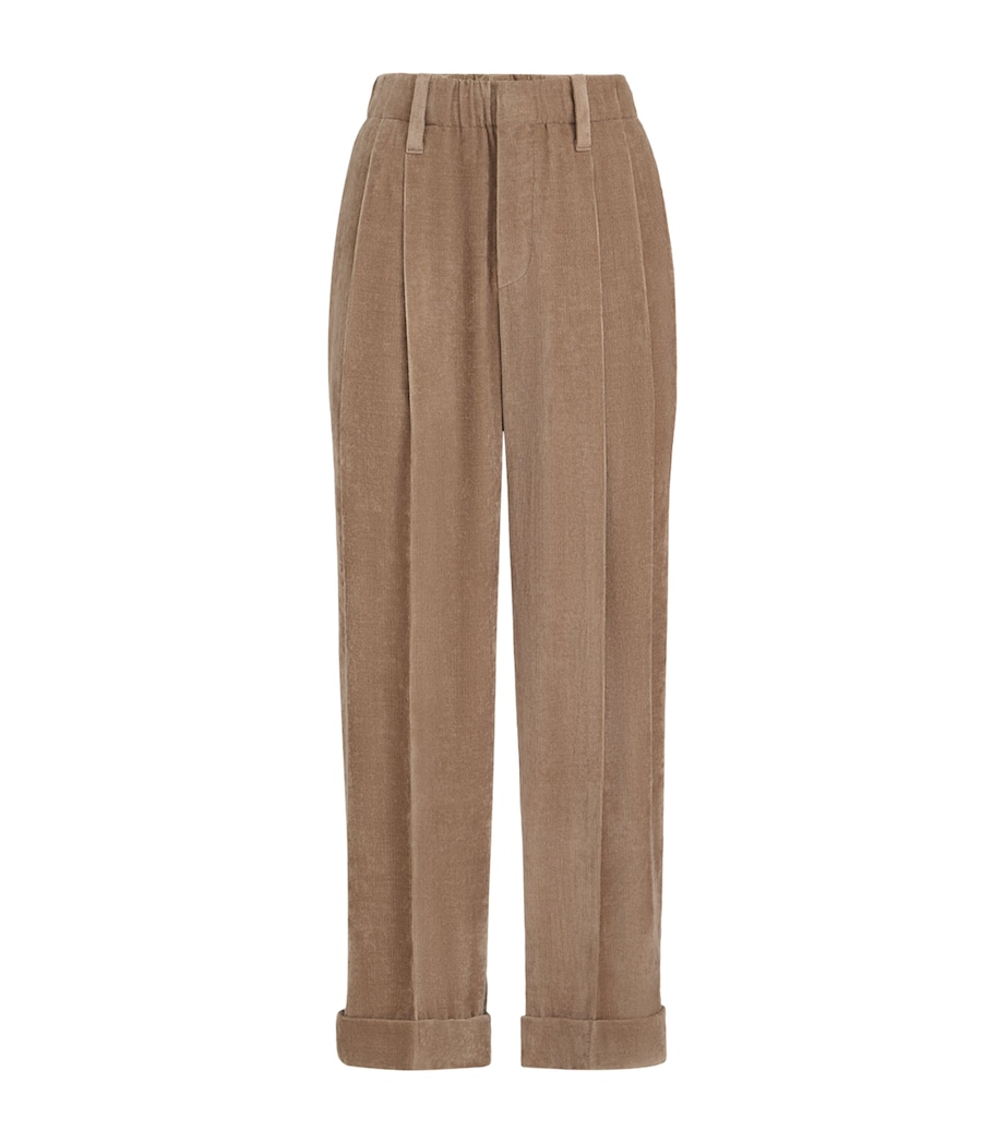 Brunello Cucinelli Womens Elasticated Trousers Image 1