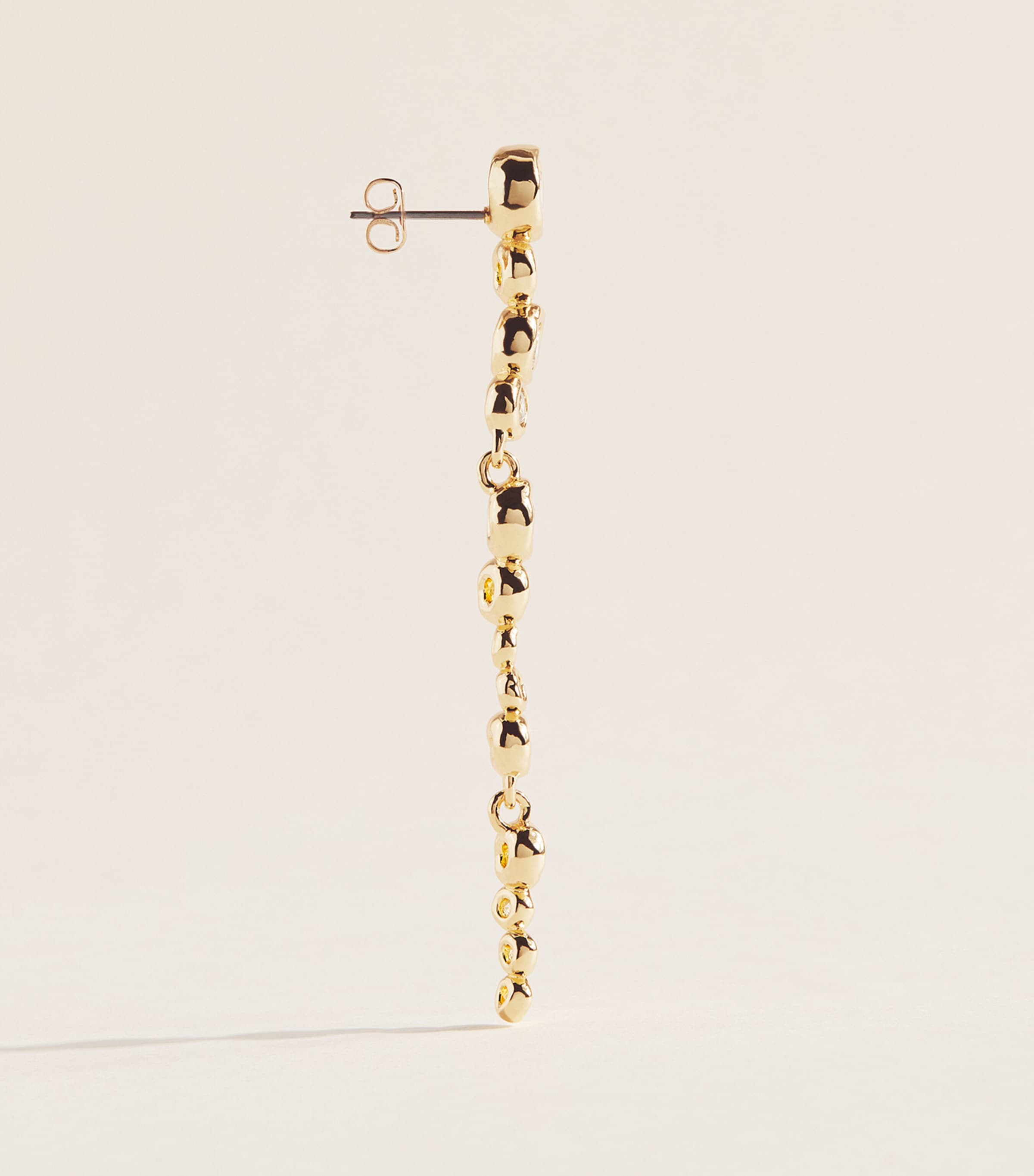 Alexis Bittar Gold-Plated Asterales Dangle Earrings Gold Image 3