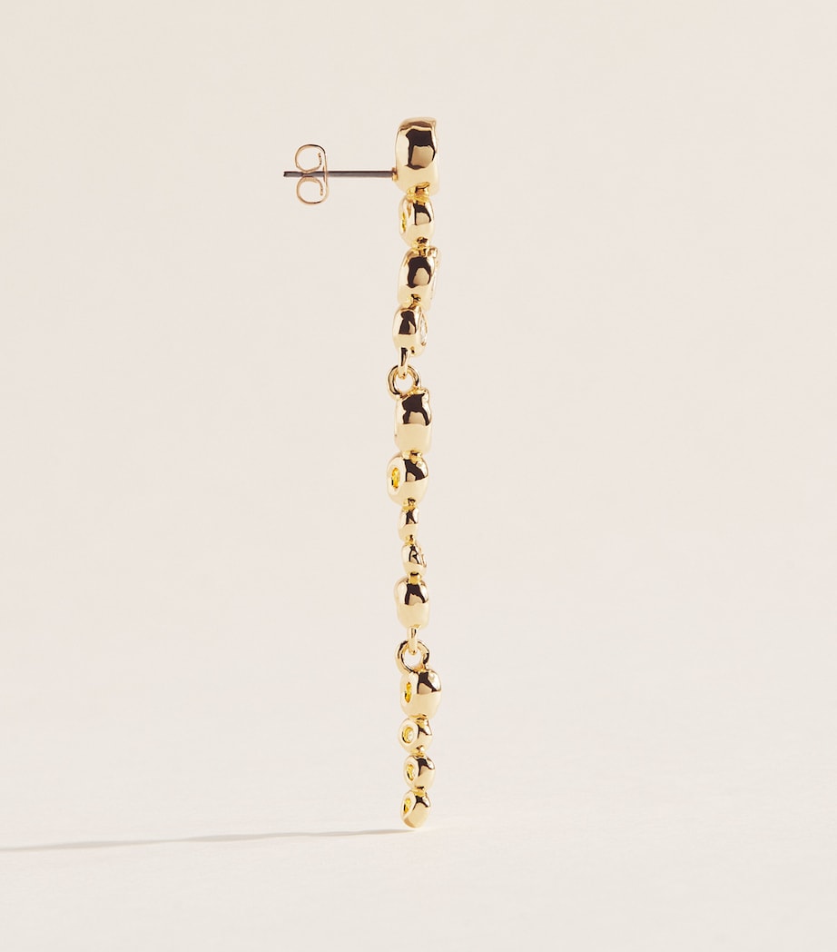 Alexis Bittar Gold-Plated Asterales Dangle Earrings Gold Image 3