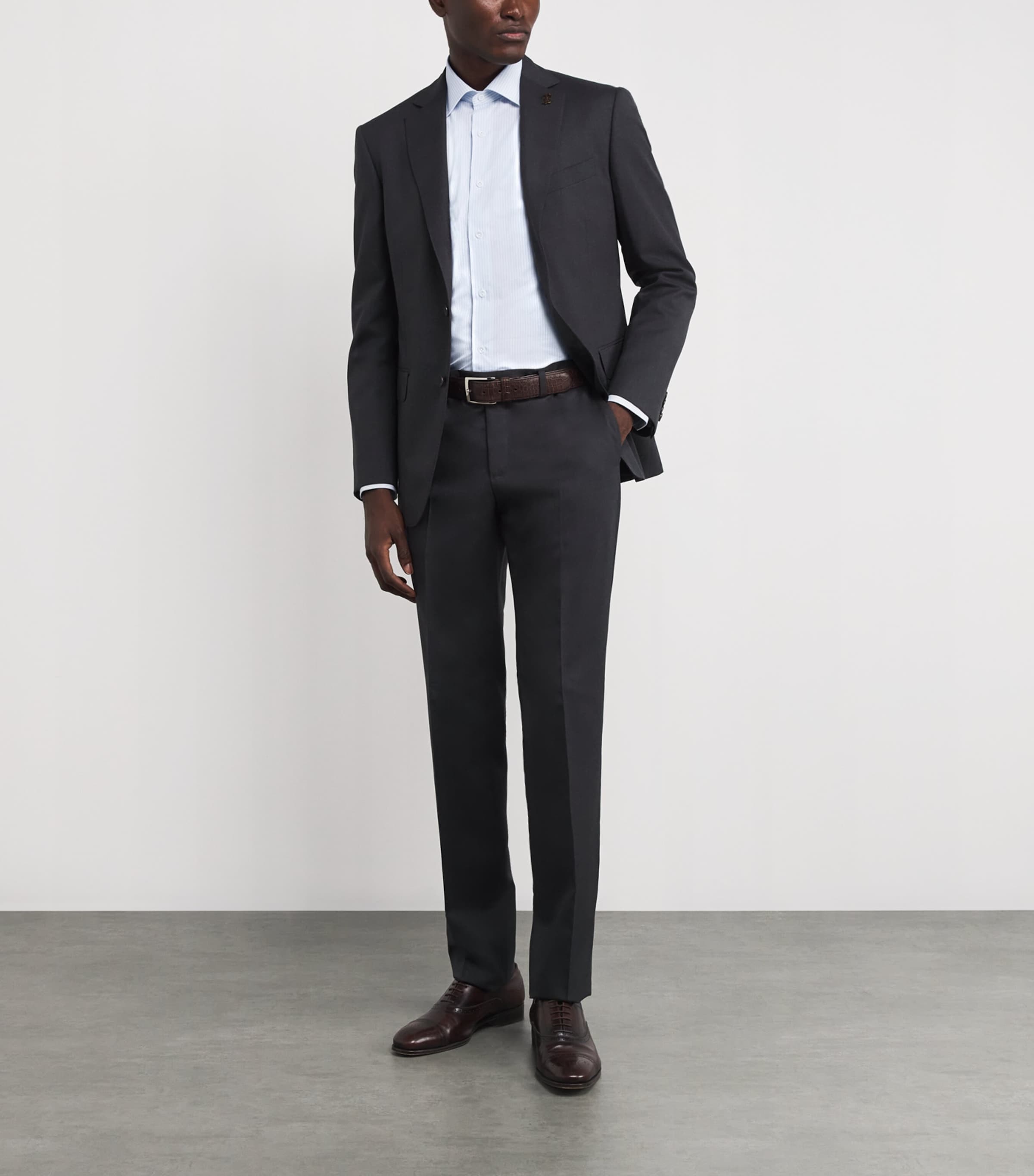 Cotton Stripe Shirt 03 LIGHT BLUE Image 2