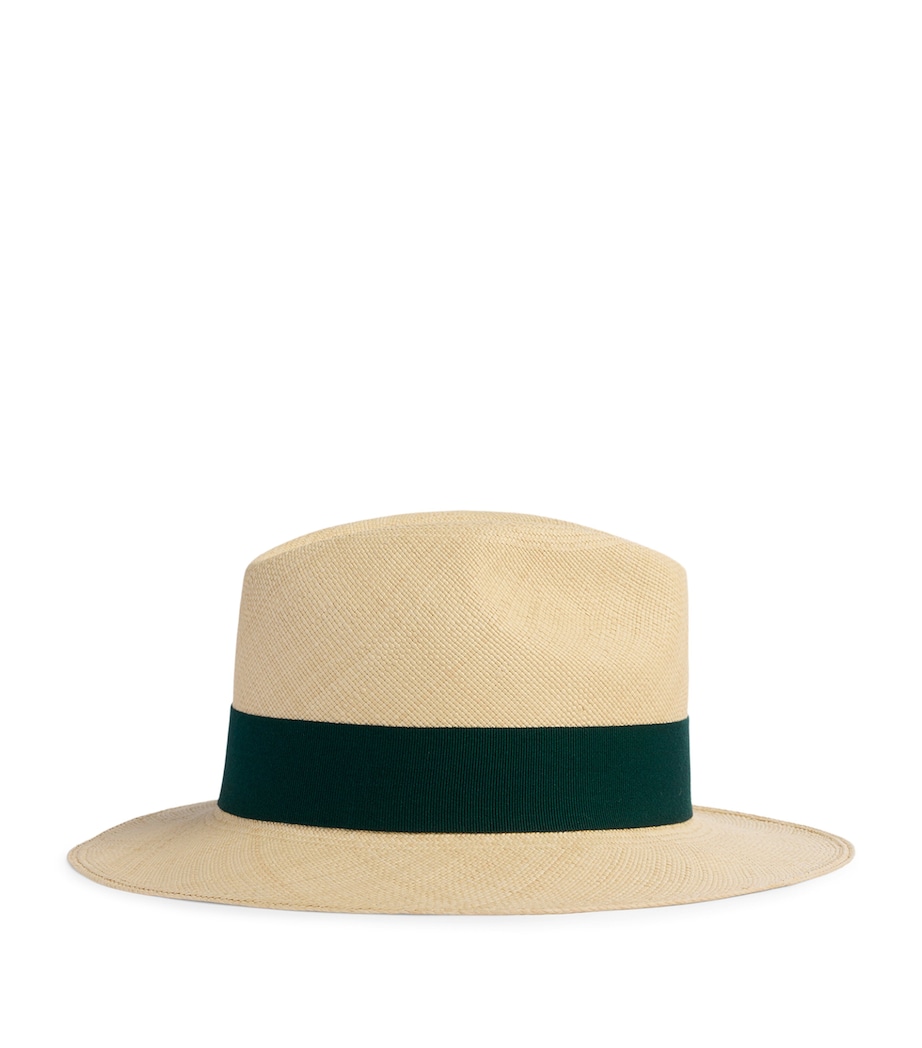 Dunhill Straw Trilby Hat Image 1