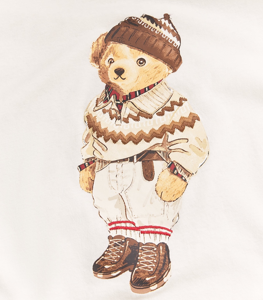 Cotton Polo Bear T-Shirt WARM WHITE Image 5