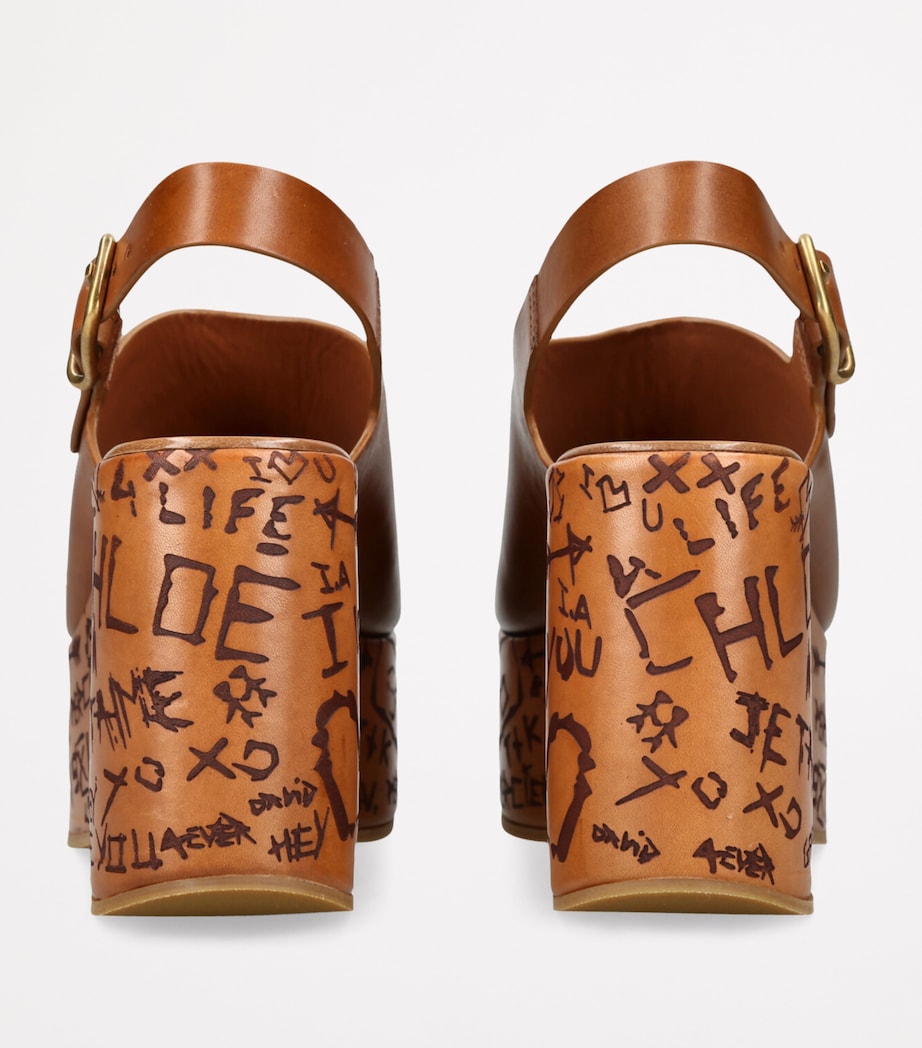 Maxime Wedge Sandals 135 TAN Image 3