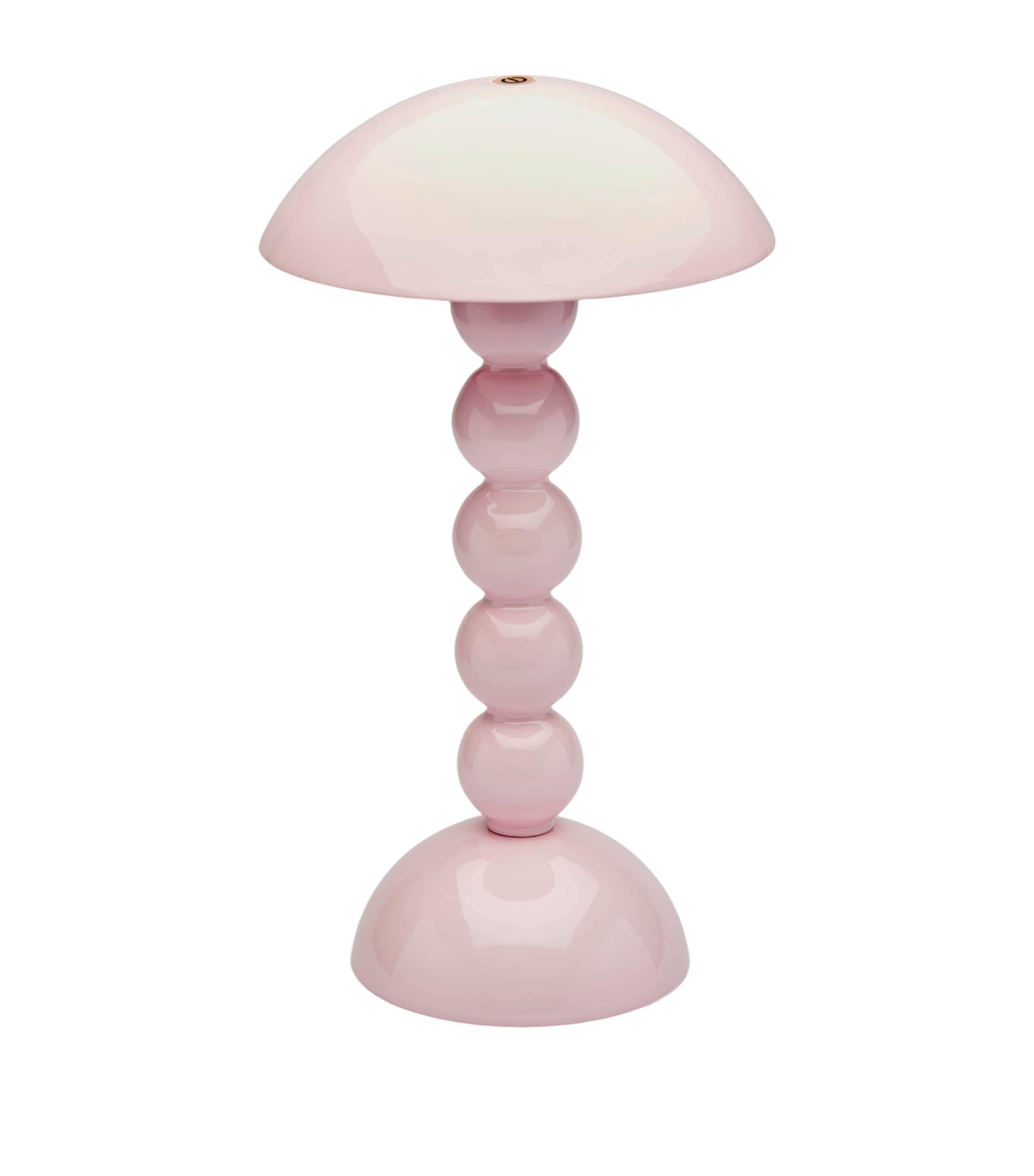 Addison Ross Bobbin Rechargeable LED Lamp (30cm) Pink Image 1