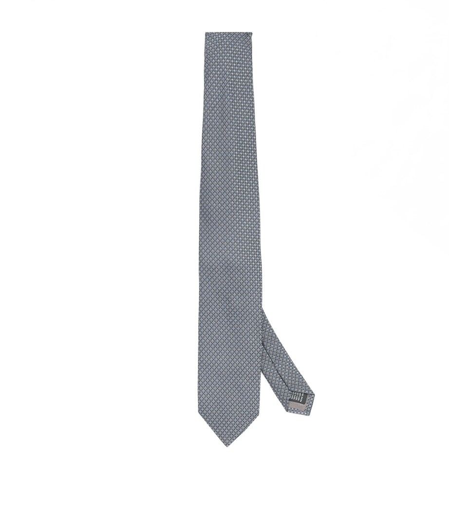 Pal Zileri Silk Geometric Tie Image 1