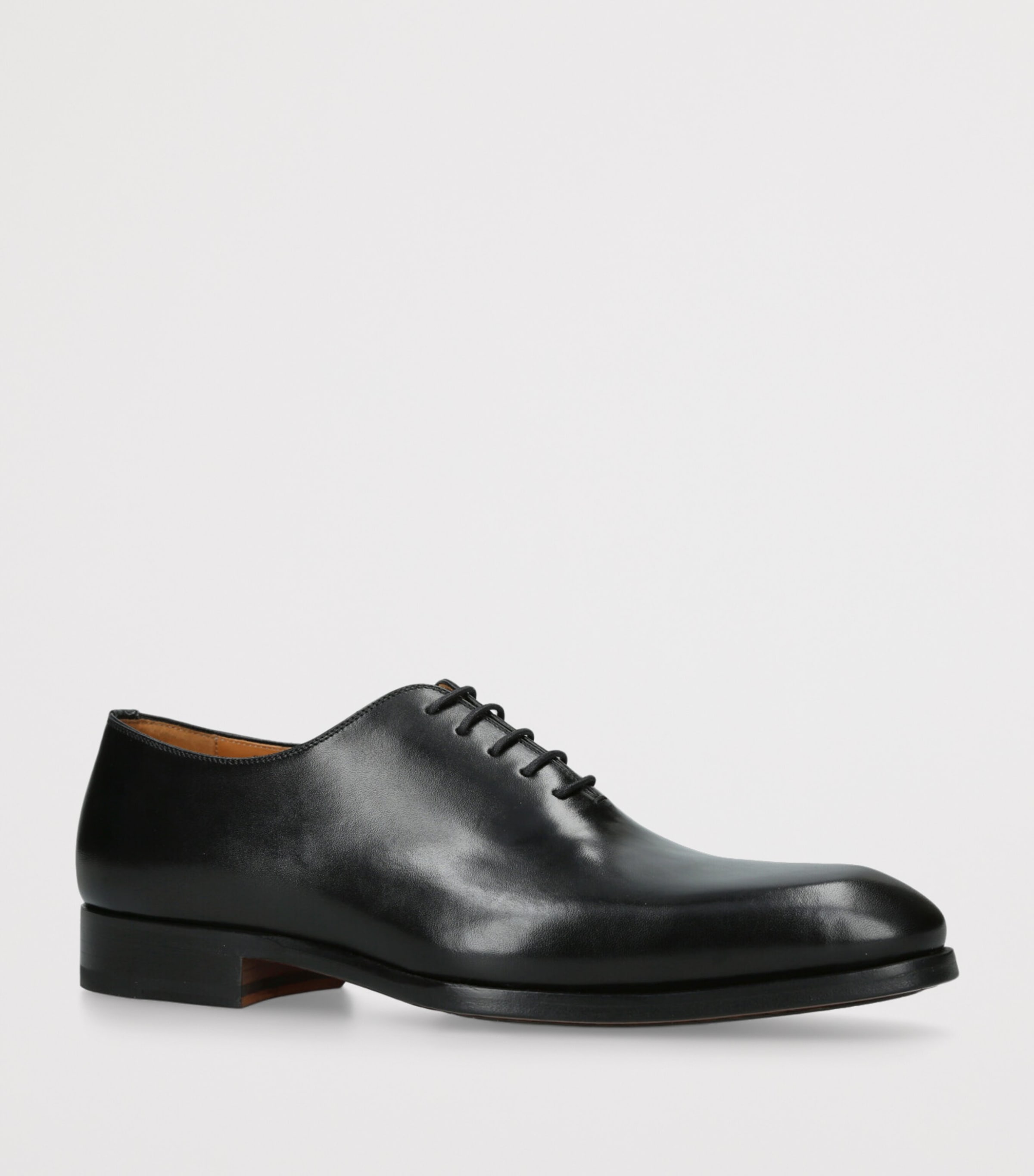 Magnanni Leather Flex Wholecut Oxford Shoes Black Image 3