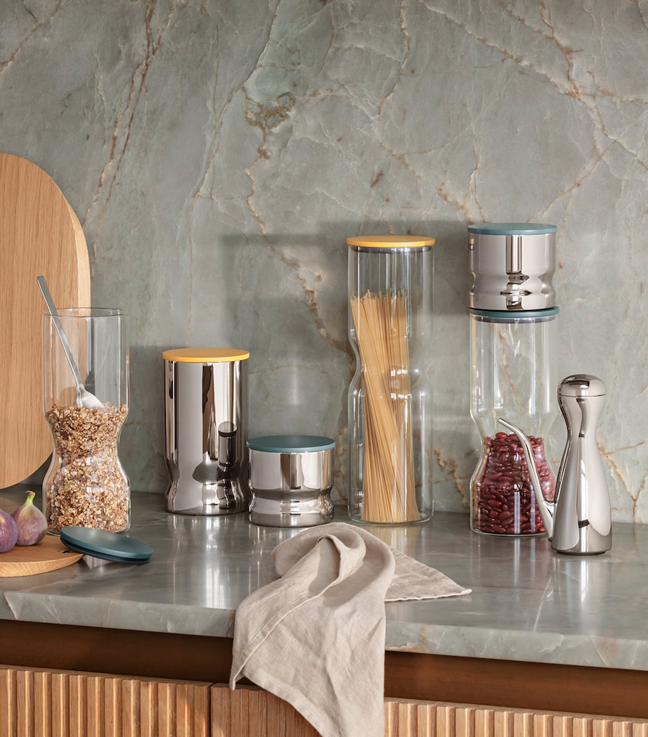 Medium Stainless Steel Alfredo Canister SILVER Image 2