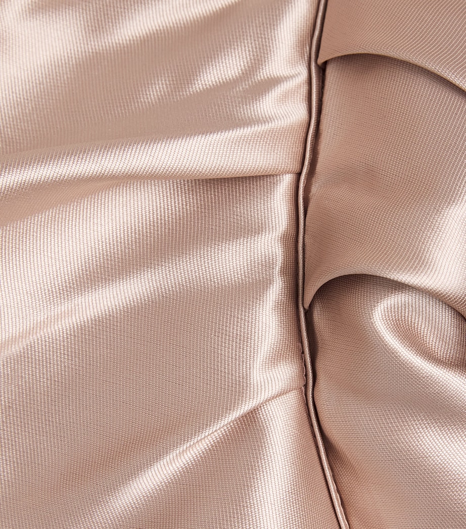 Draped Mikado Gown PINK Image 5