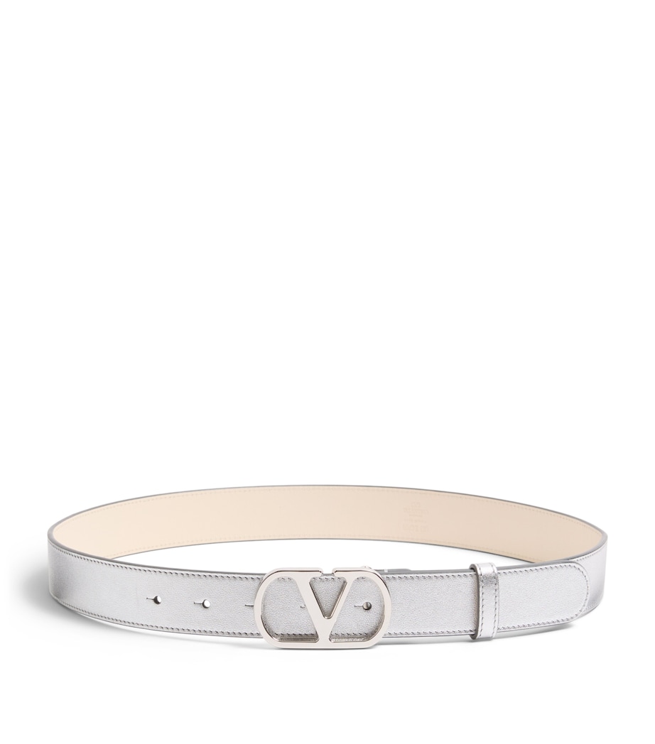 Leather VLogo Signature Belt S13 Image 1