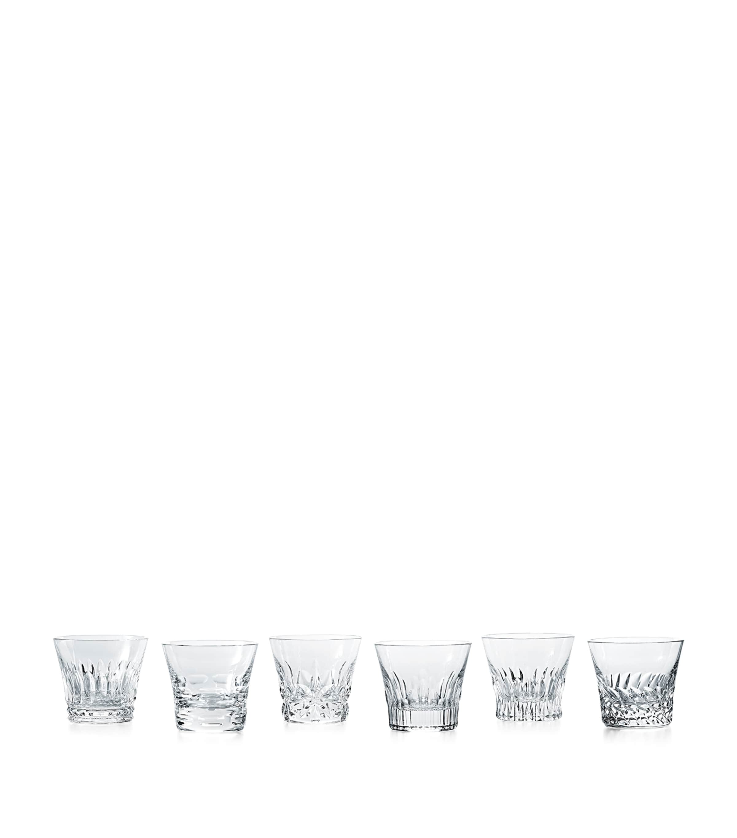 Baccarat Set Of 6 Crystal Everyday Tumblers