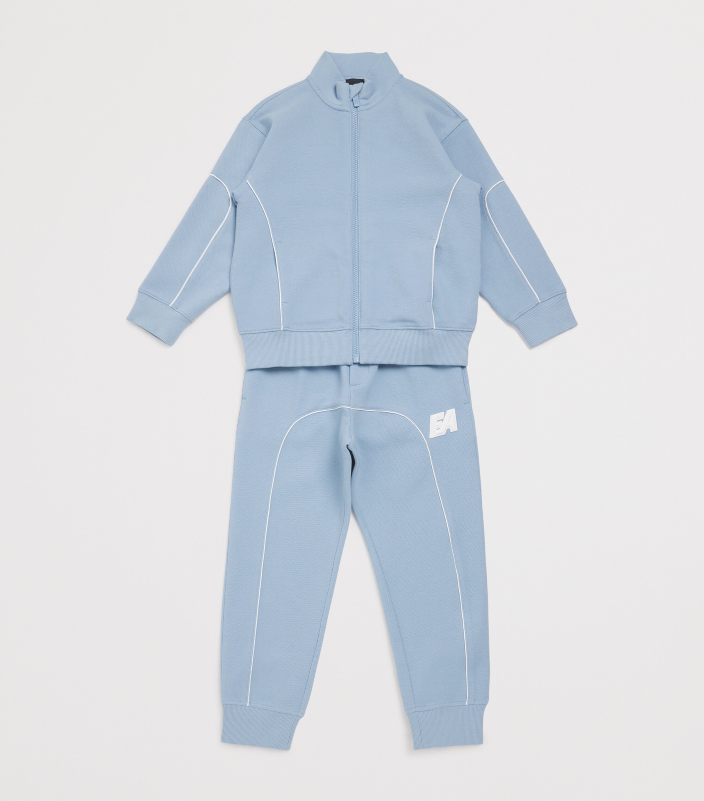 Embroidered Tracksuit (4-14 Years) SOFT CHAMBRAY Image 3