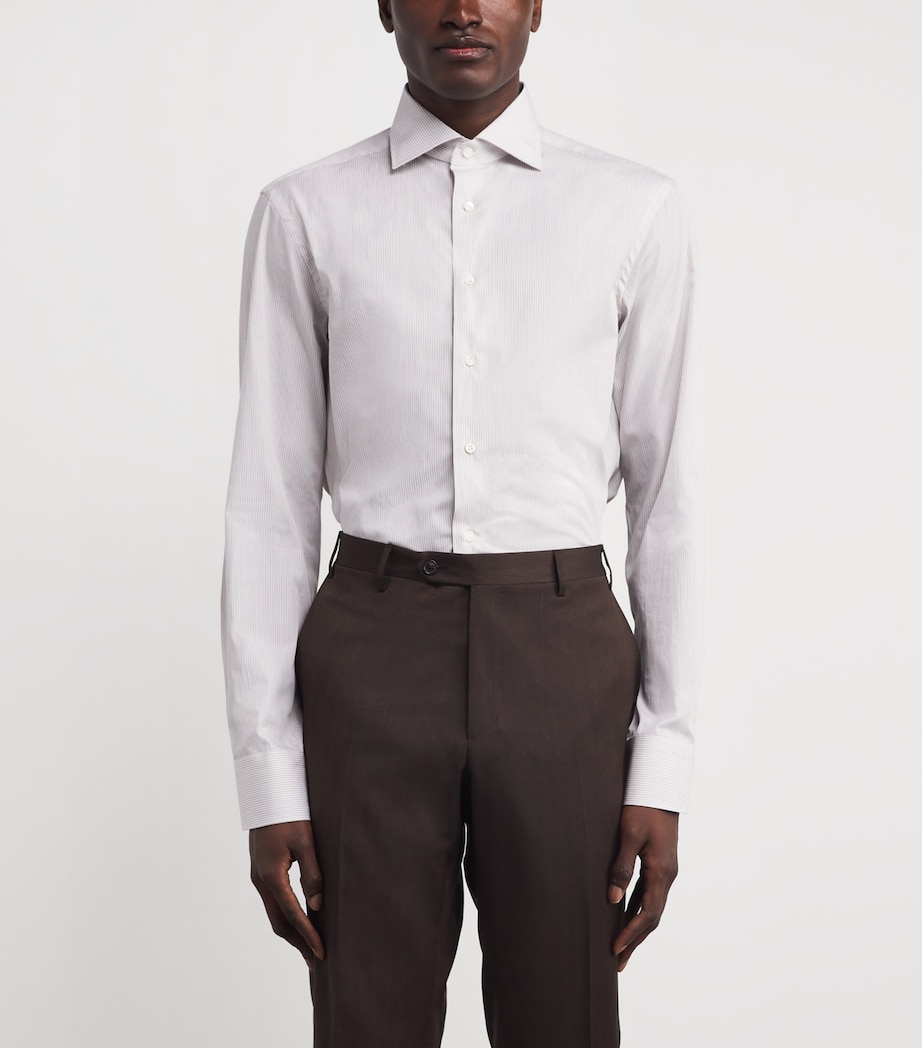 Cotton Stripe Shirt 501 Image 3