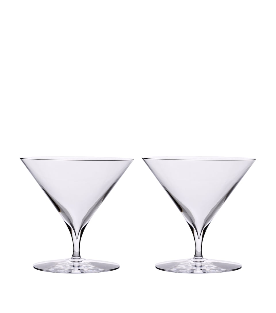 Waterford Set of 2 Elegance Martini Glasses Clear
