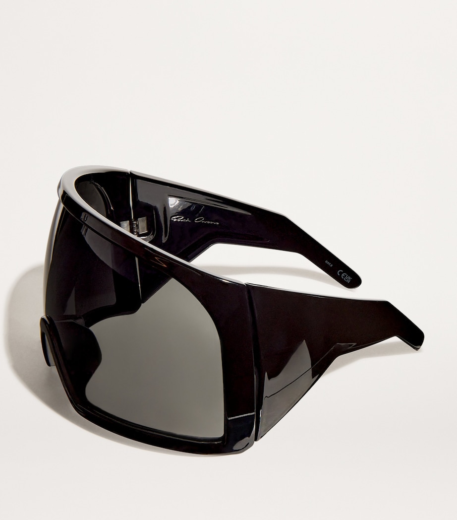 Rick Owens Kriester Sunglasses Blk/blk Lens Image 2